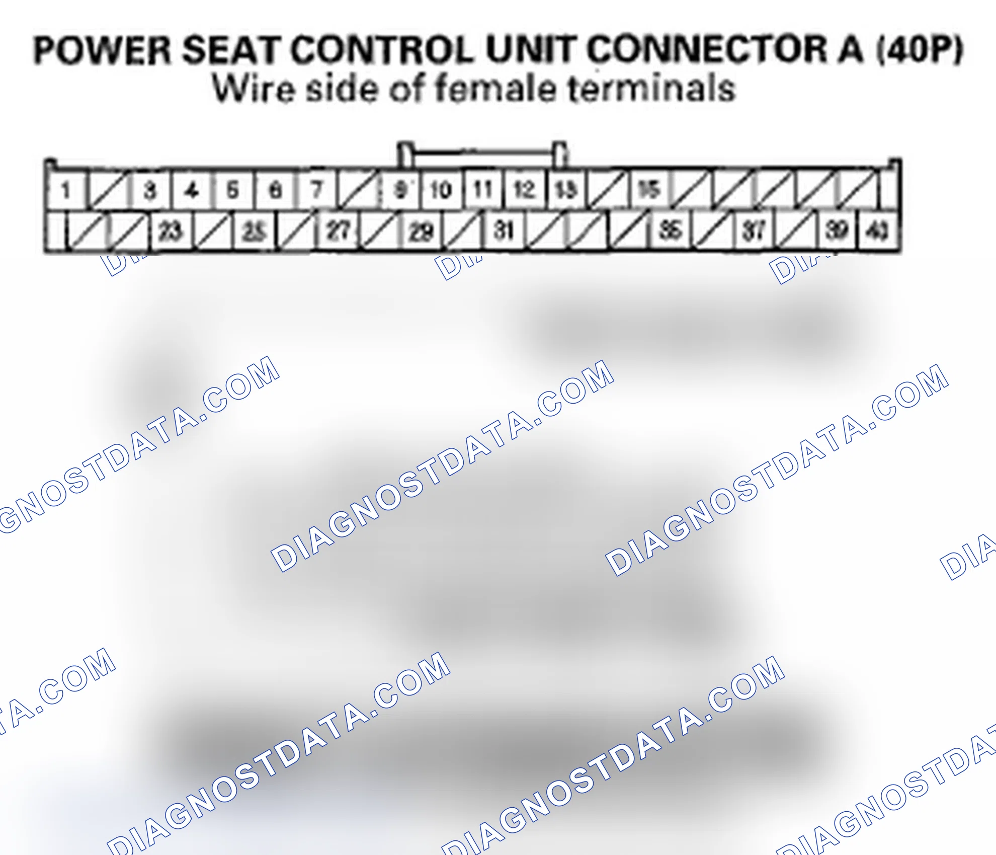 Scheme 67: DTC B1843: Power Seat Control Unit Lost Communication with Power Tilt/Telescopic Steering Control Un