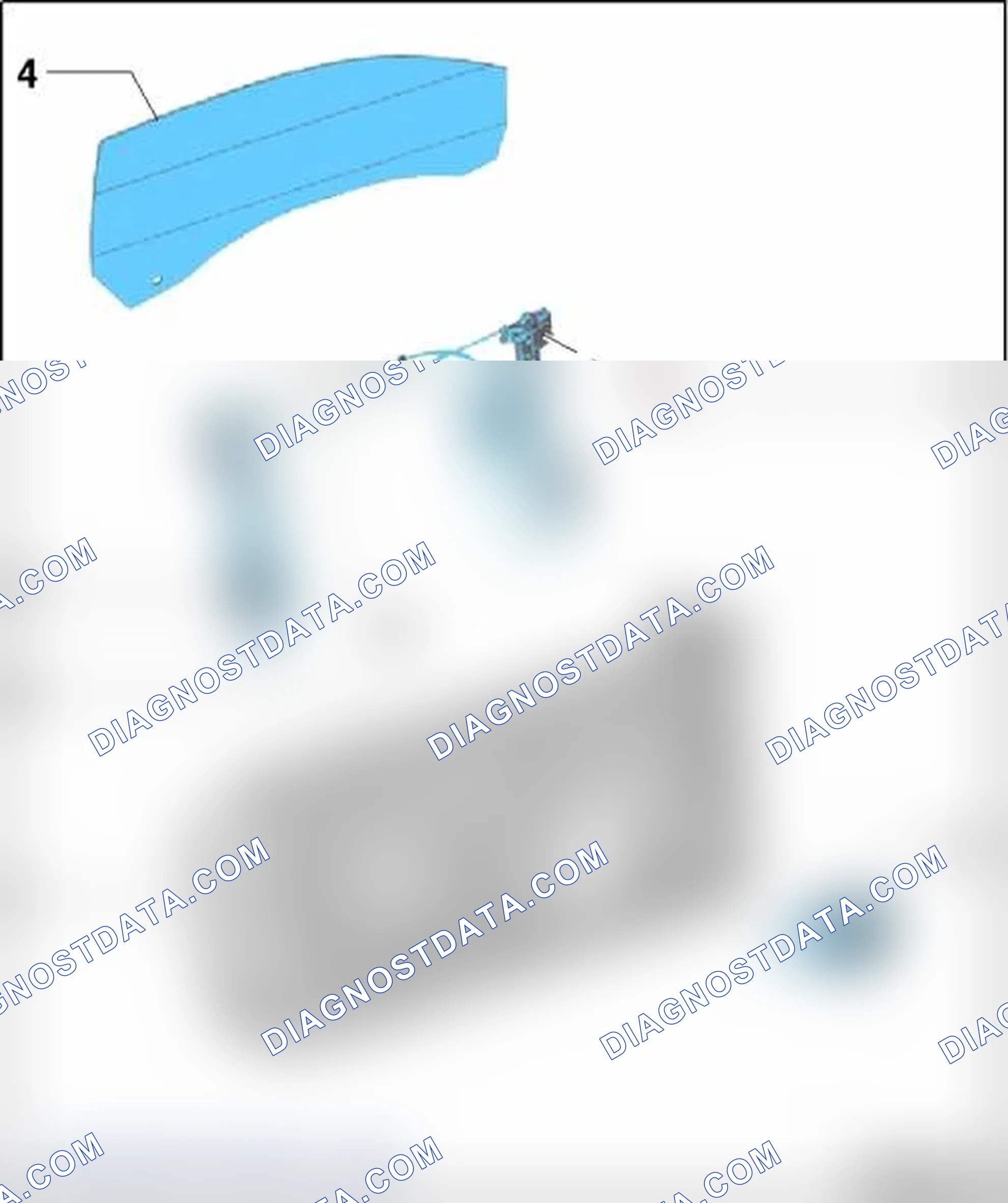 Scheme 28: FRONT DOOR WINDOW ASSEMBLY OVERVIEW