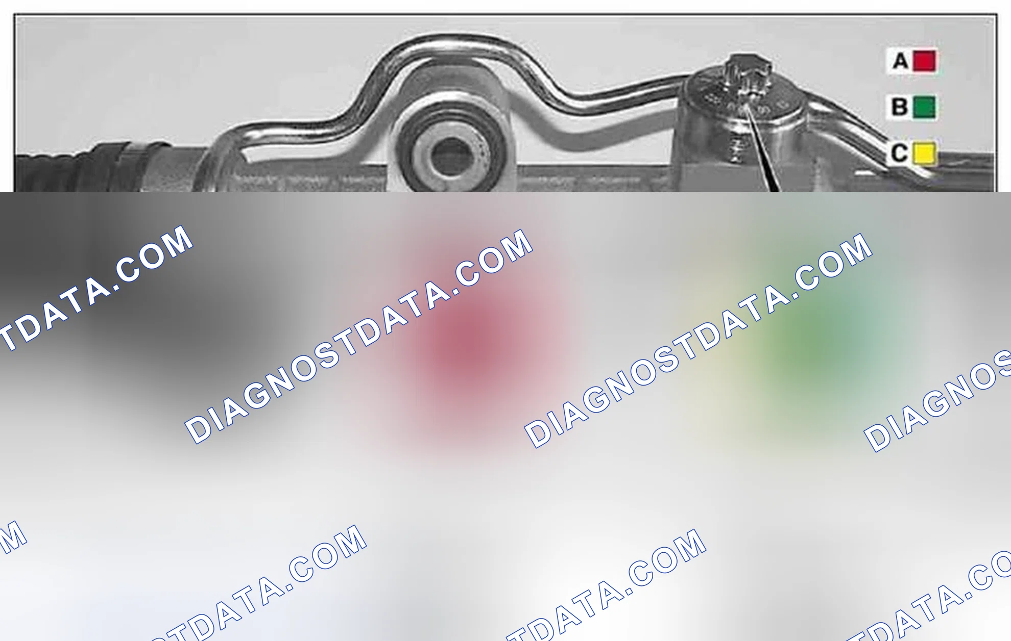 Scheme 23: Identifying Rack-And-Pinion Steering Damper Components