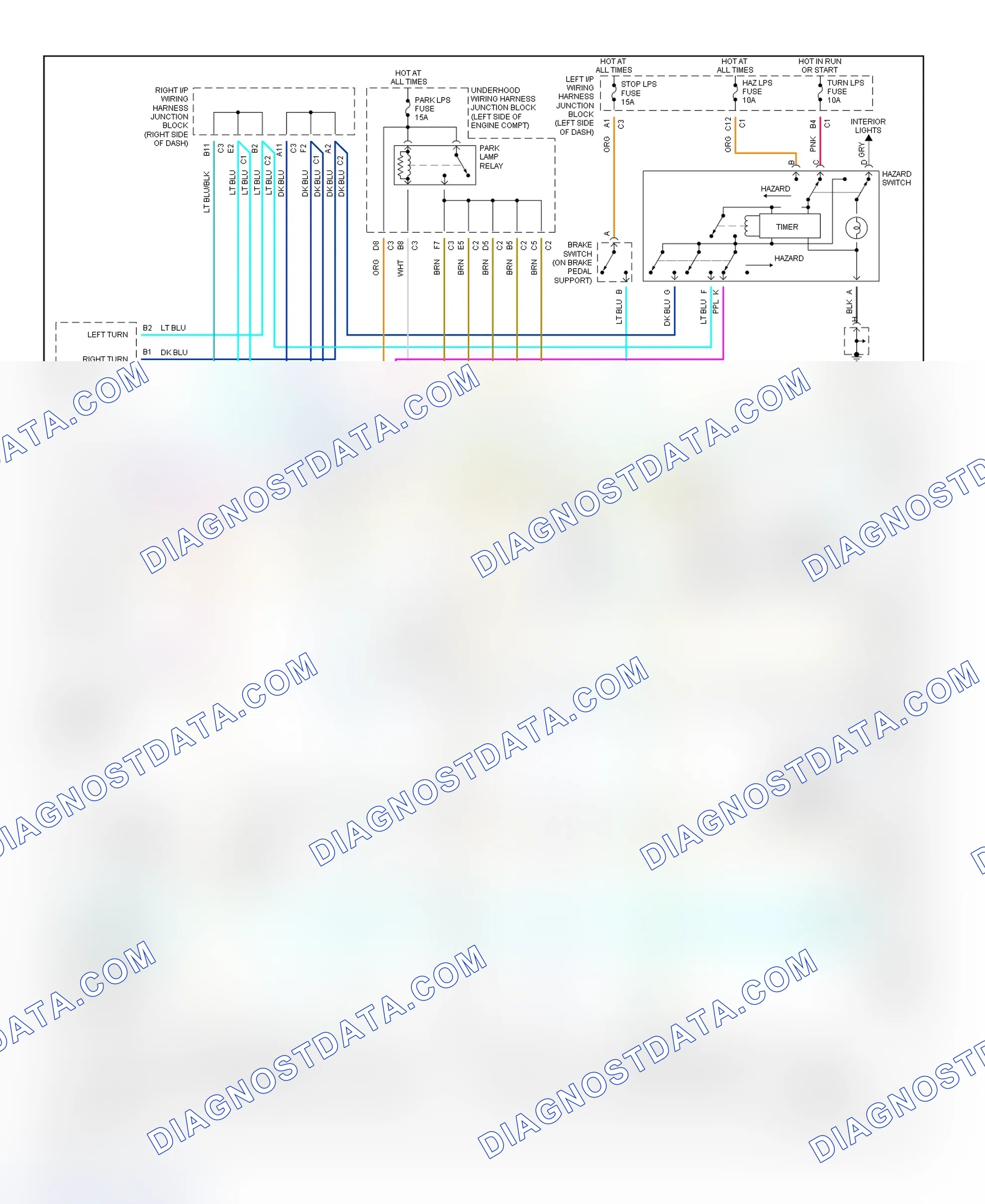 Scheme 3: Exterior Lights Wiring Diagram