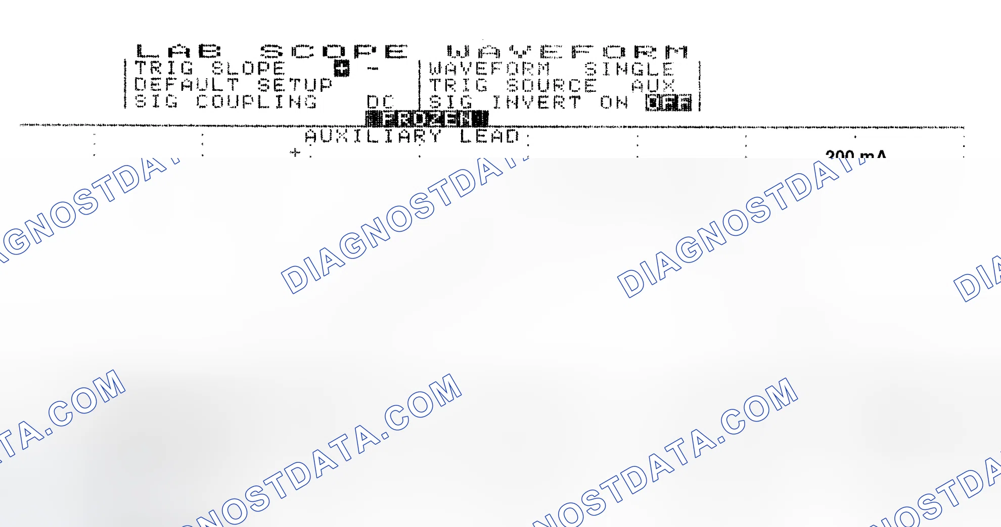 Scheme 13: Single Injector w/Normal Current Flow - Current Pattern