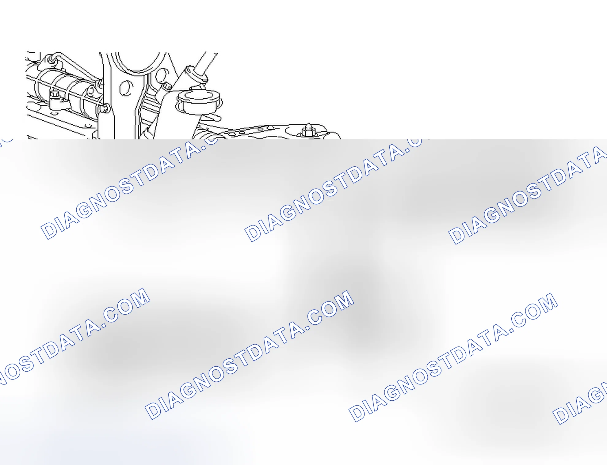 Scheme 18: << C >> FRONT AXLE CROSSMEMBER STAY REMOVAL