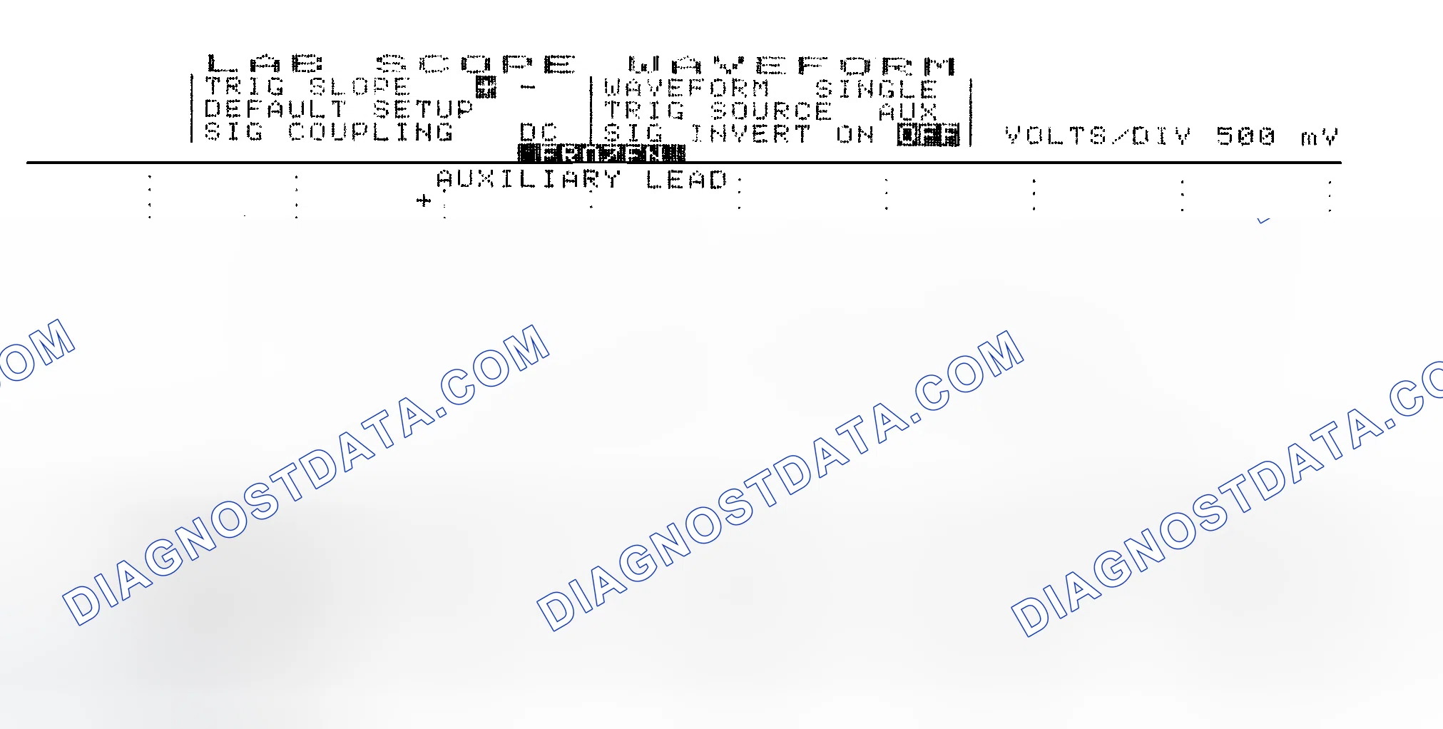 Scheme 14: Single Injector w/Excessive Current Flow - Current Pattern