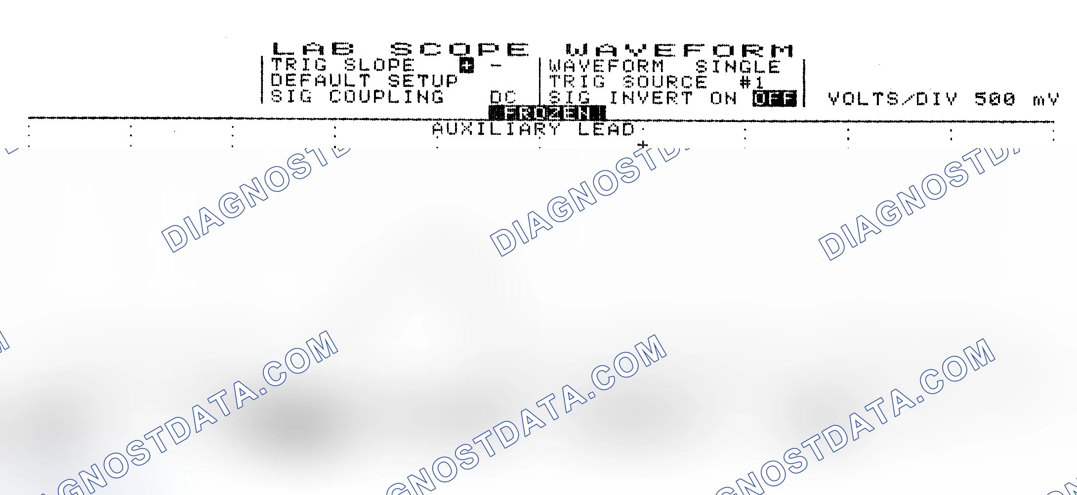 Scheme 10: Single Injector w/Excessive Current Flow - Current Pattern