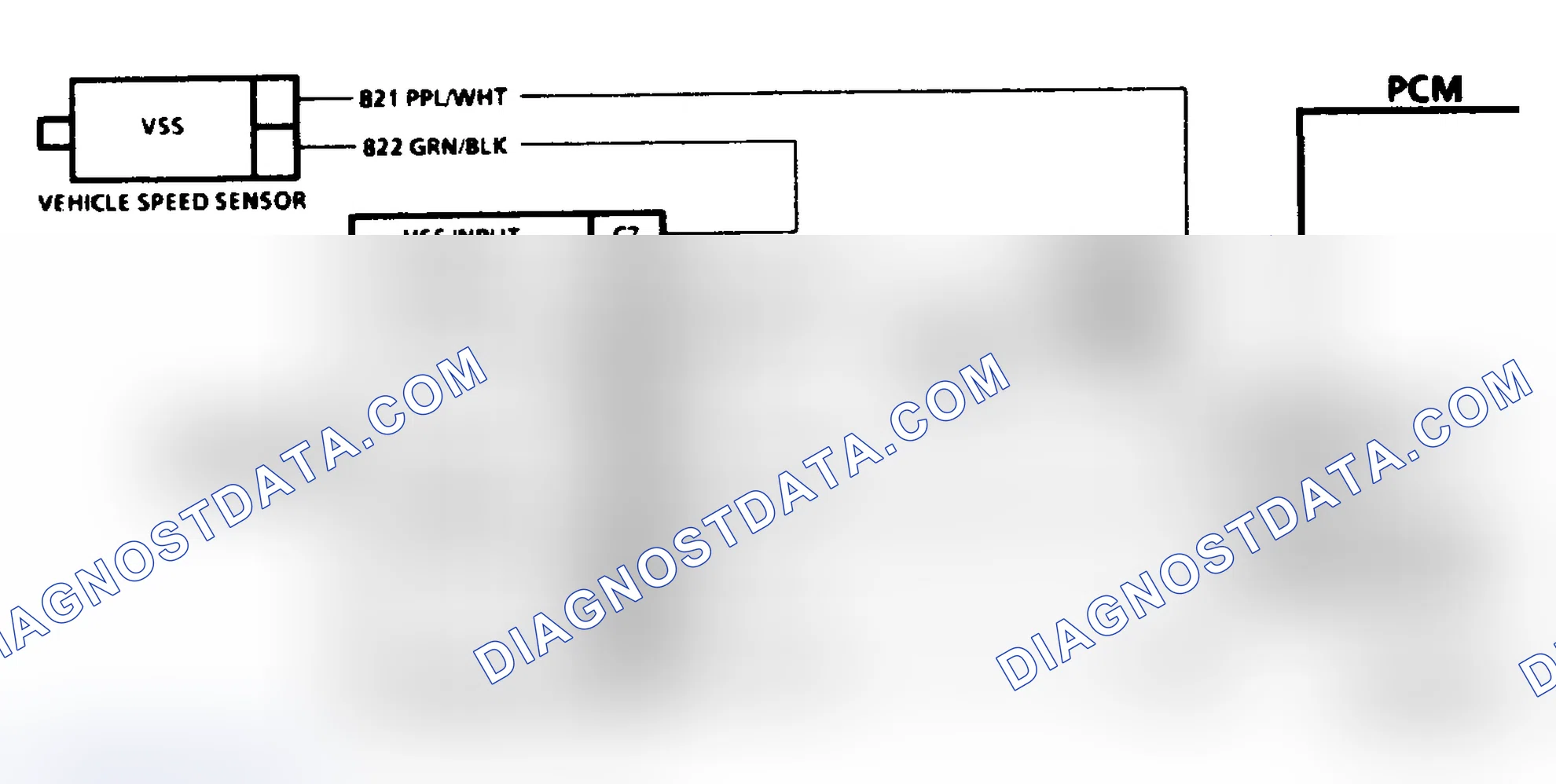 Scheme 139: Code 24, Schematic ("C" & "K" Series Exc. 5.0L M/T) Vehicle Speed Sensor