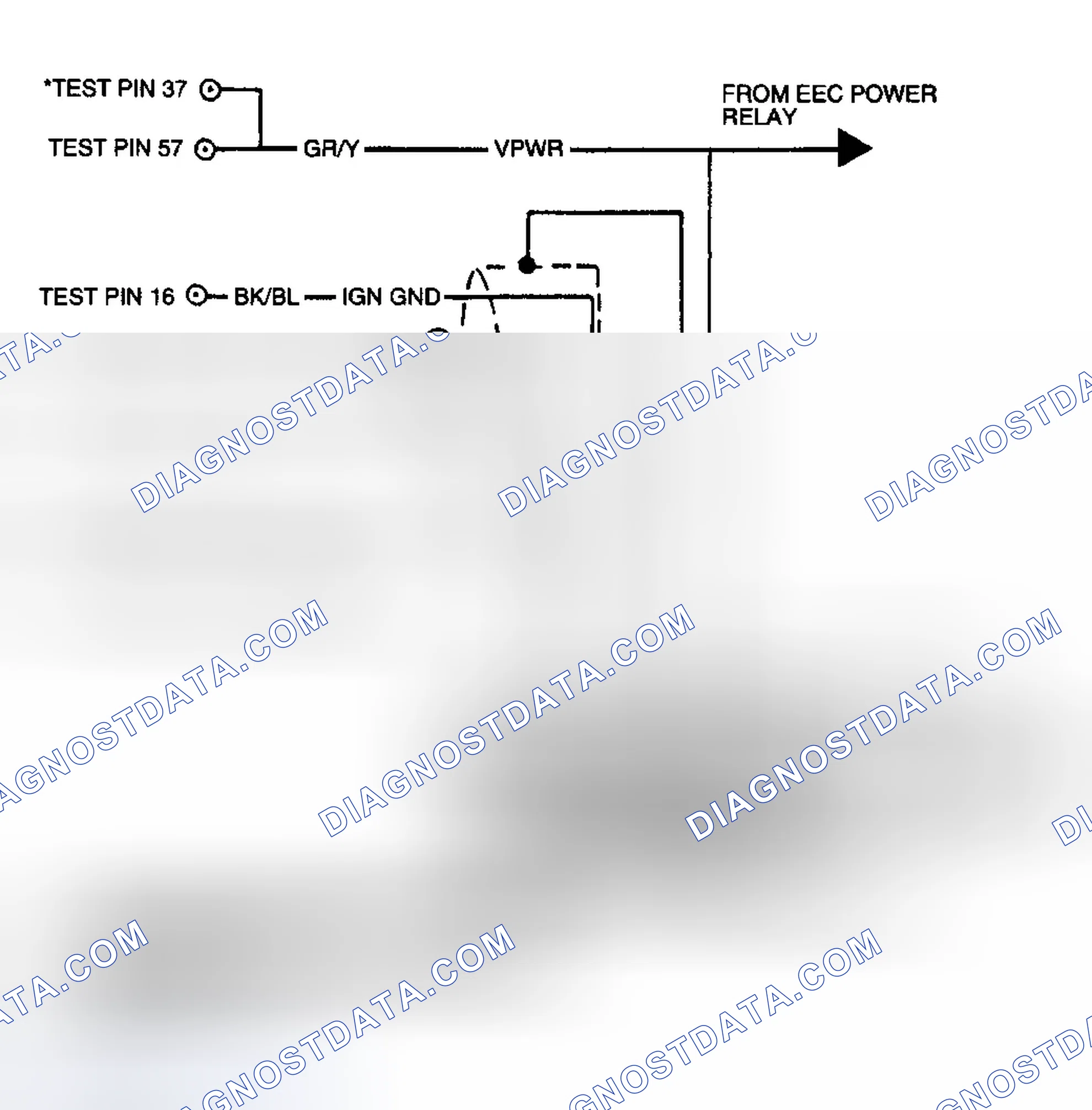 Scheme 78: Identifying ICM Connector Terminals (Contour & Mystique)
