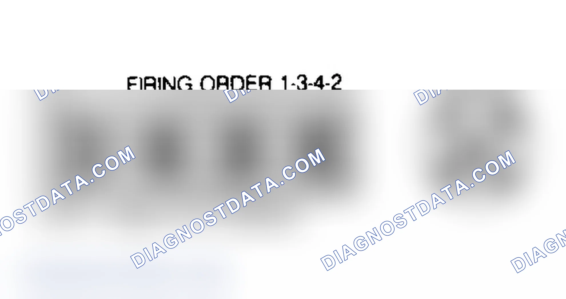 Scheme 1: Cylinder Identification, Firing Order & Distributor Rotation (Prizm GSI VIN 6)