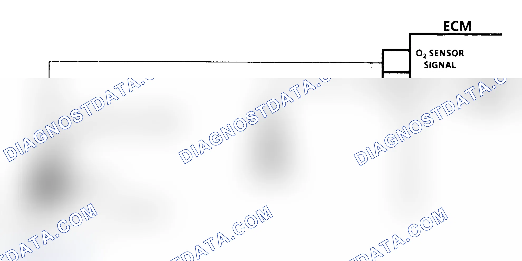 Scheme 75: Code 13 Schematic (5.7L) Open Oxygen Sensor Circuit