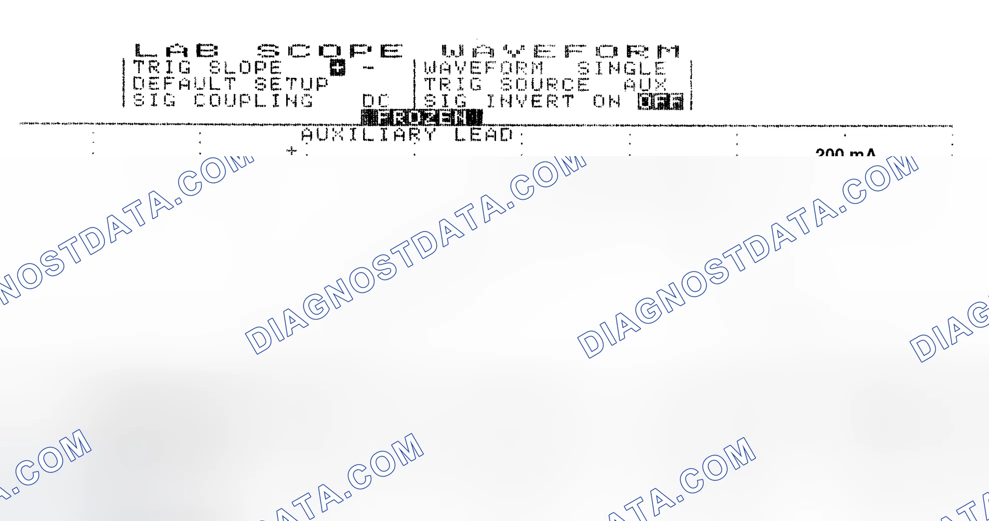 Scheme 13: Single Injector w/Normal Current Flow - Current Pattern