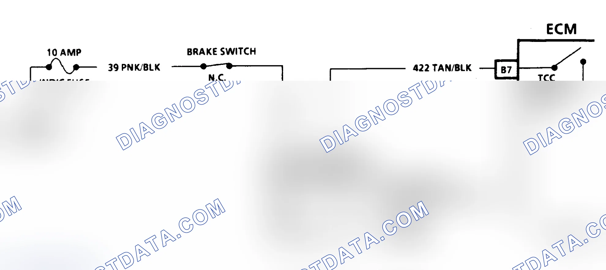 Scheme 206: CHART C-8A, TORQUE CONVERTER CLUTCH ELECTRICAL DIAGNOSIS 2.5L TBI W BODY