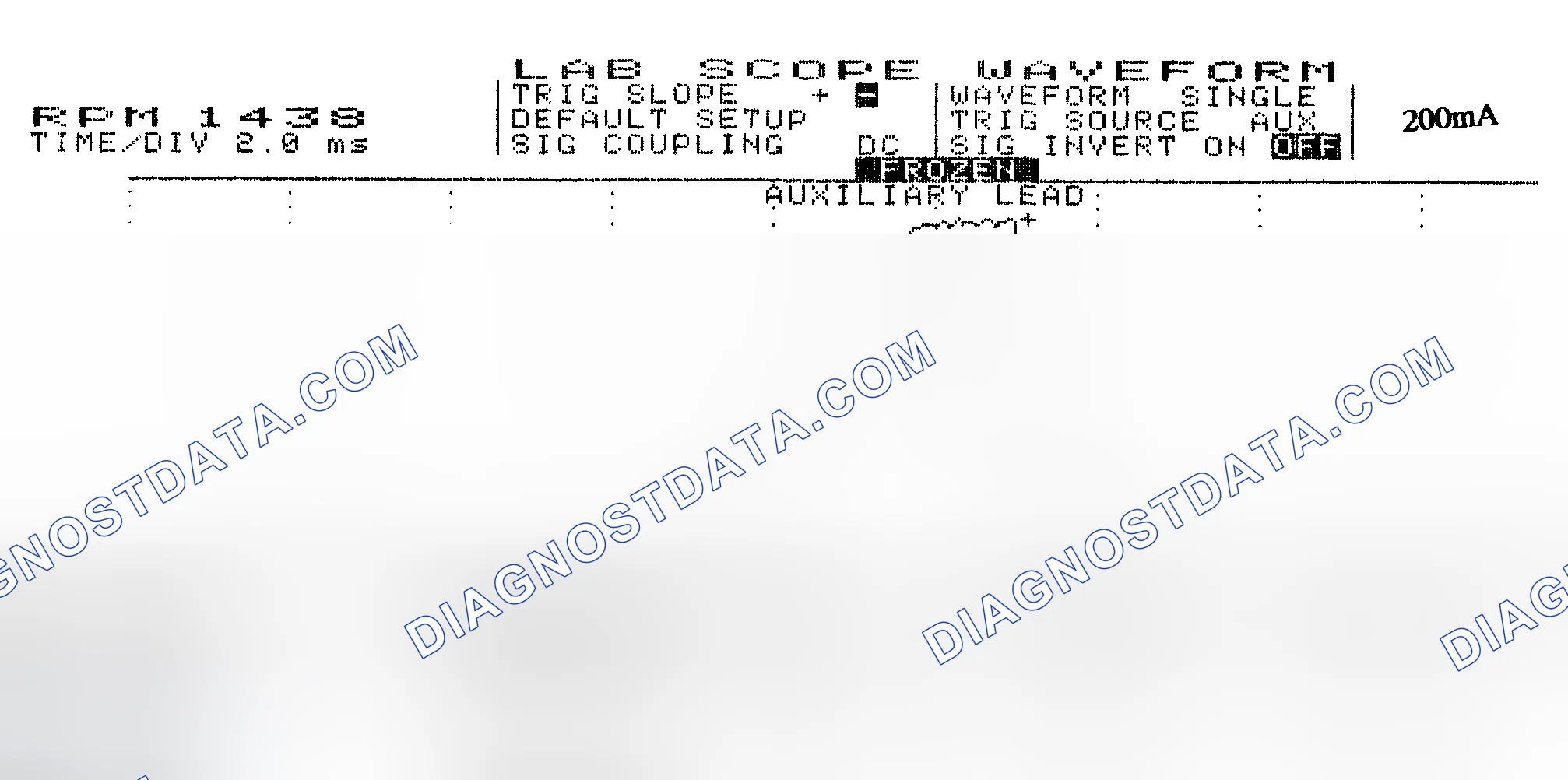 Scheme 15: Single Injector w/Normal Current Flow - Current Pattern