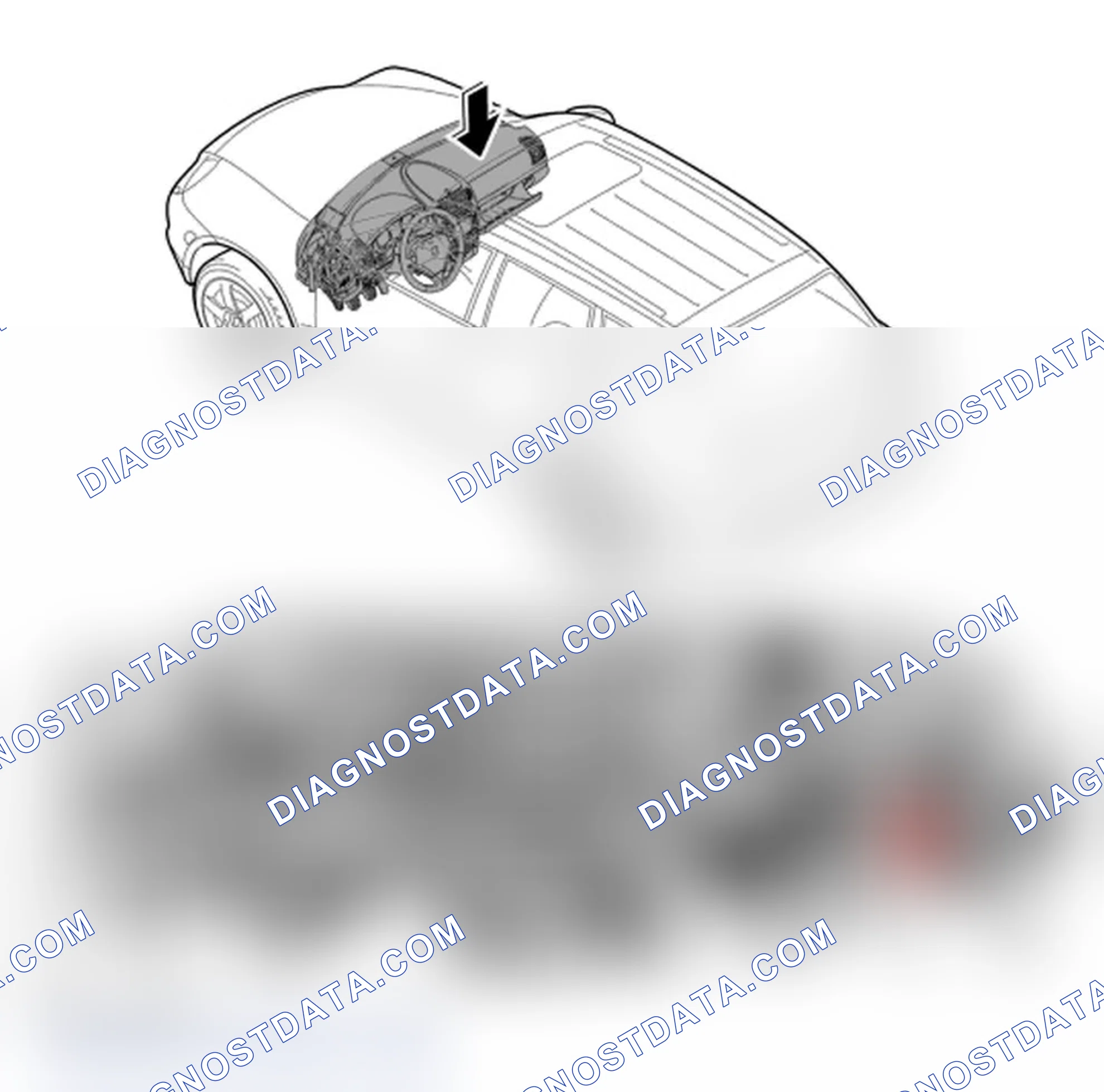 Scheme 31: Removing heater/fresh-air blower motor