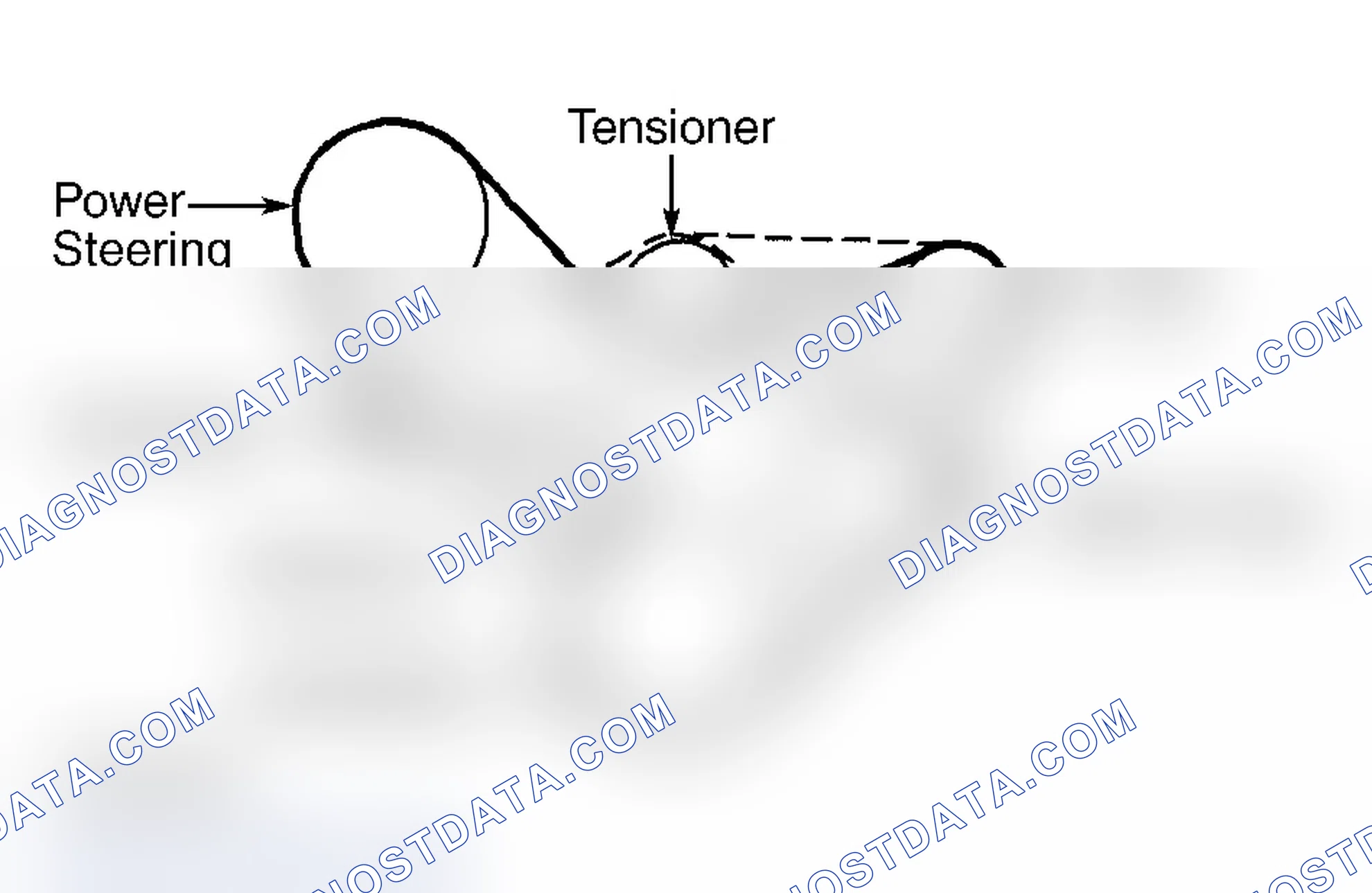 Scheme 3: Serpentine Belt Routing (1.9L Saturn SOHC)