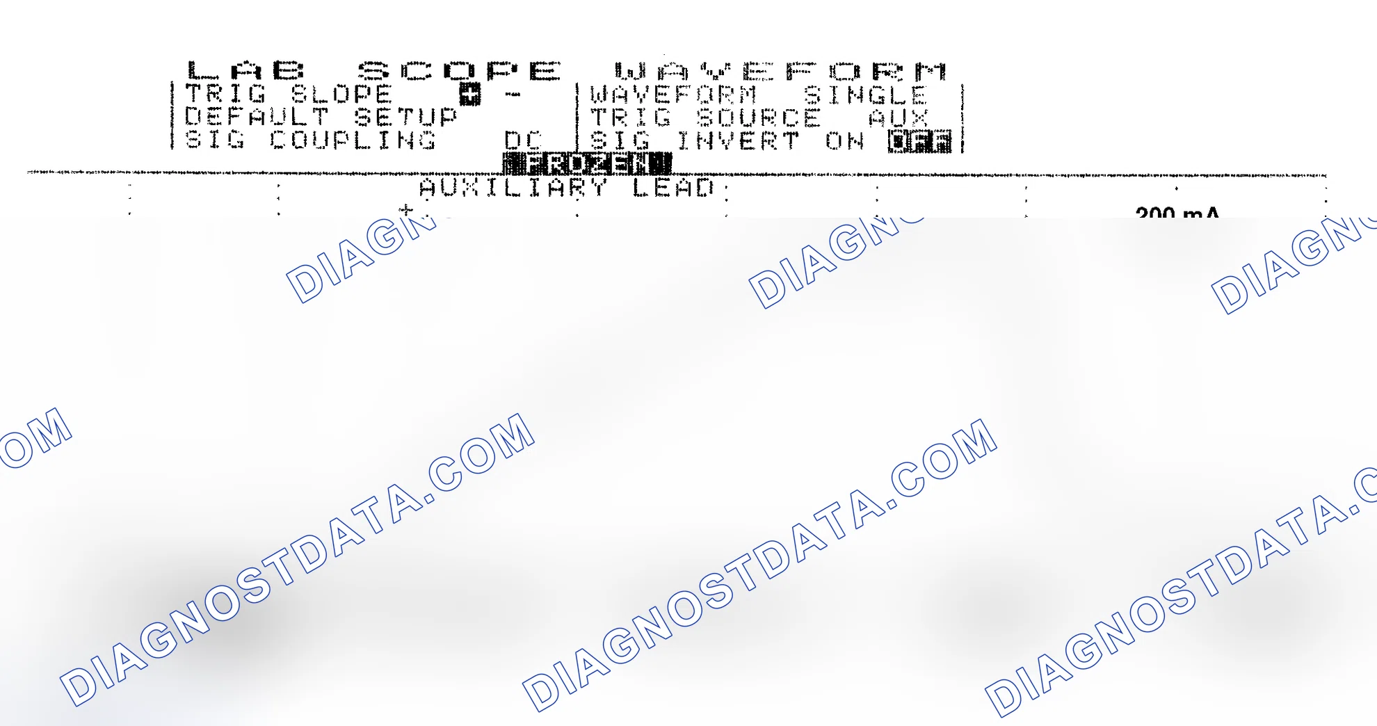 Scheme 13: Single Injector w/Normal Current Flow - Current Pattern