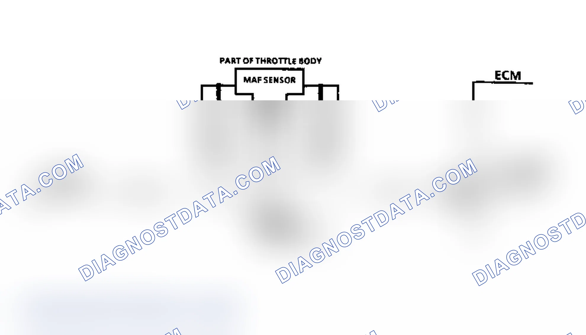 Scheme 73: Code 34: MAF Sensor Ckt Diag (3.3L A/N Body)