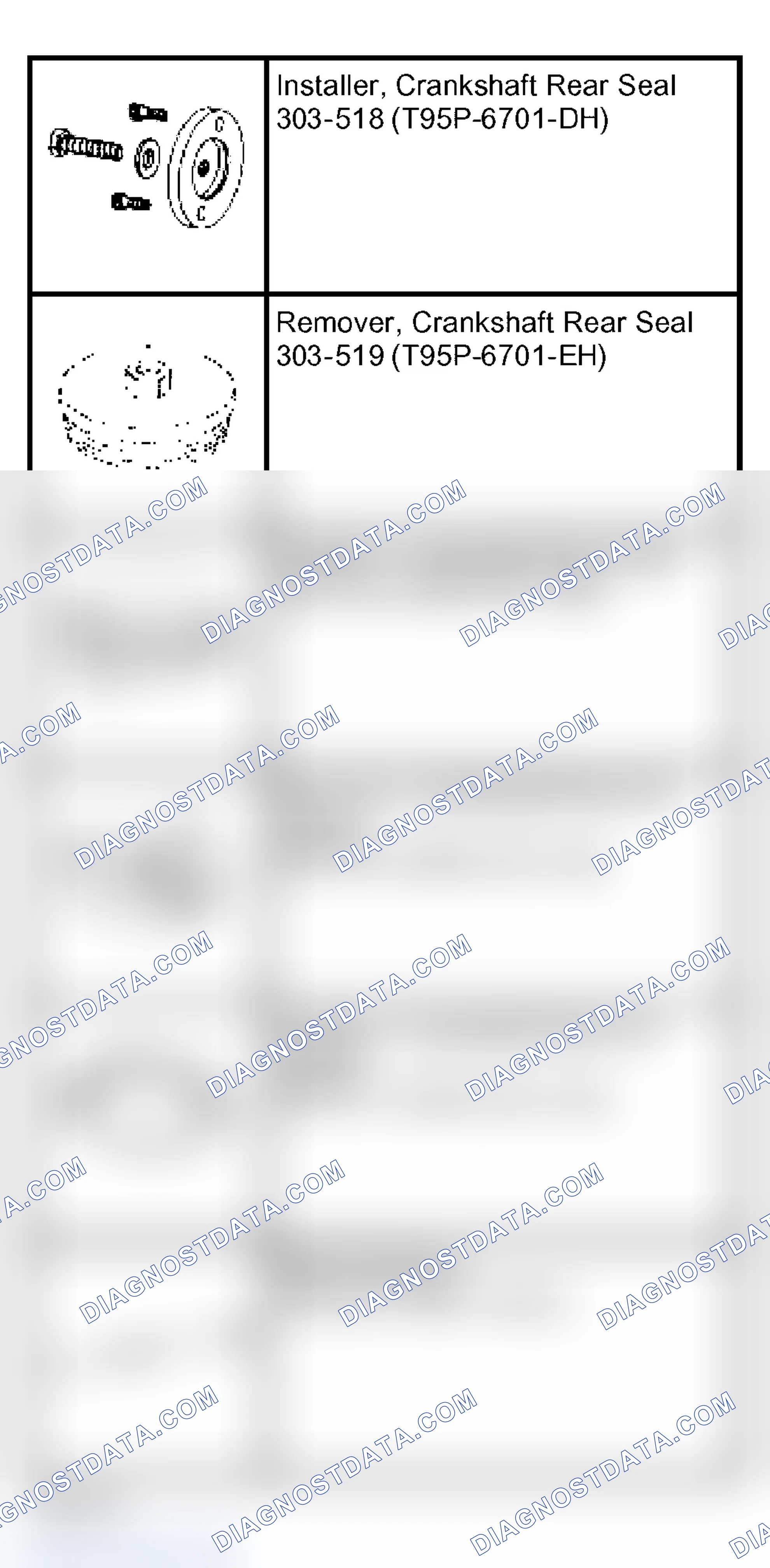 Scheme 357: Crankshaft Rear Seal with Retainer Plate
