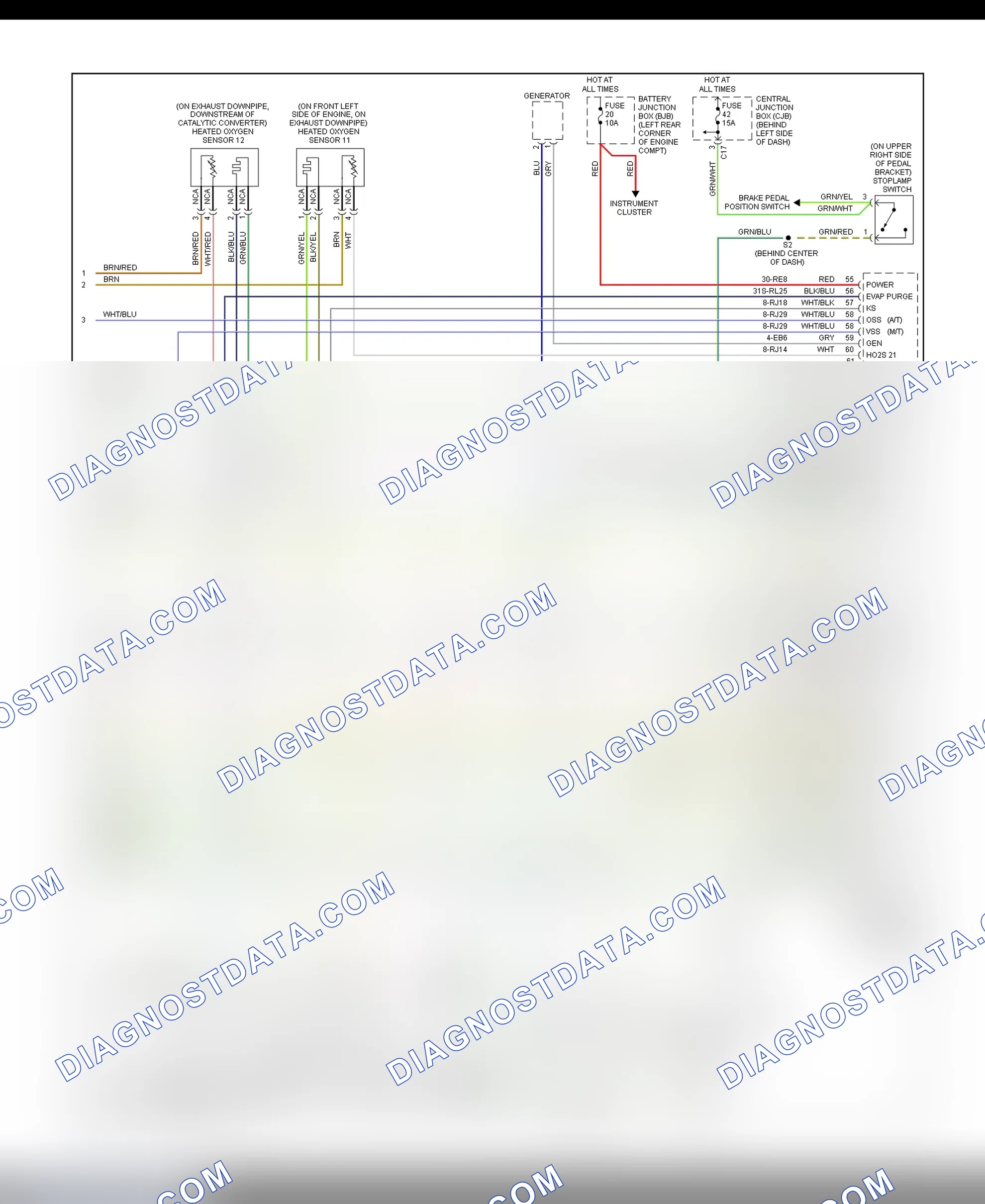 Scheme 109: PCM Wiring Diagram (Focus - Except SVT - 2.0L - 3 Of 3)