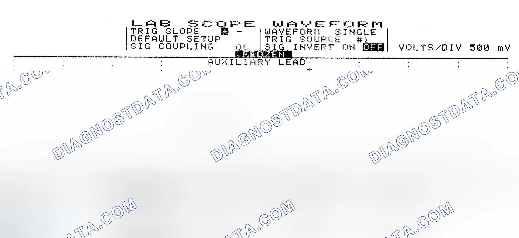 Scheme 10: Single Injector w/Excessive Current Flow - Current Pattern
