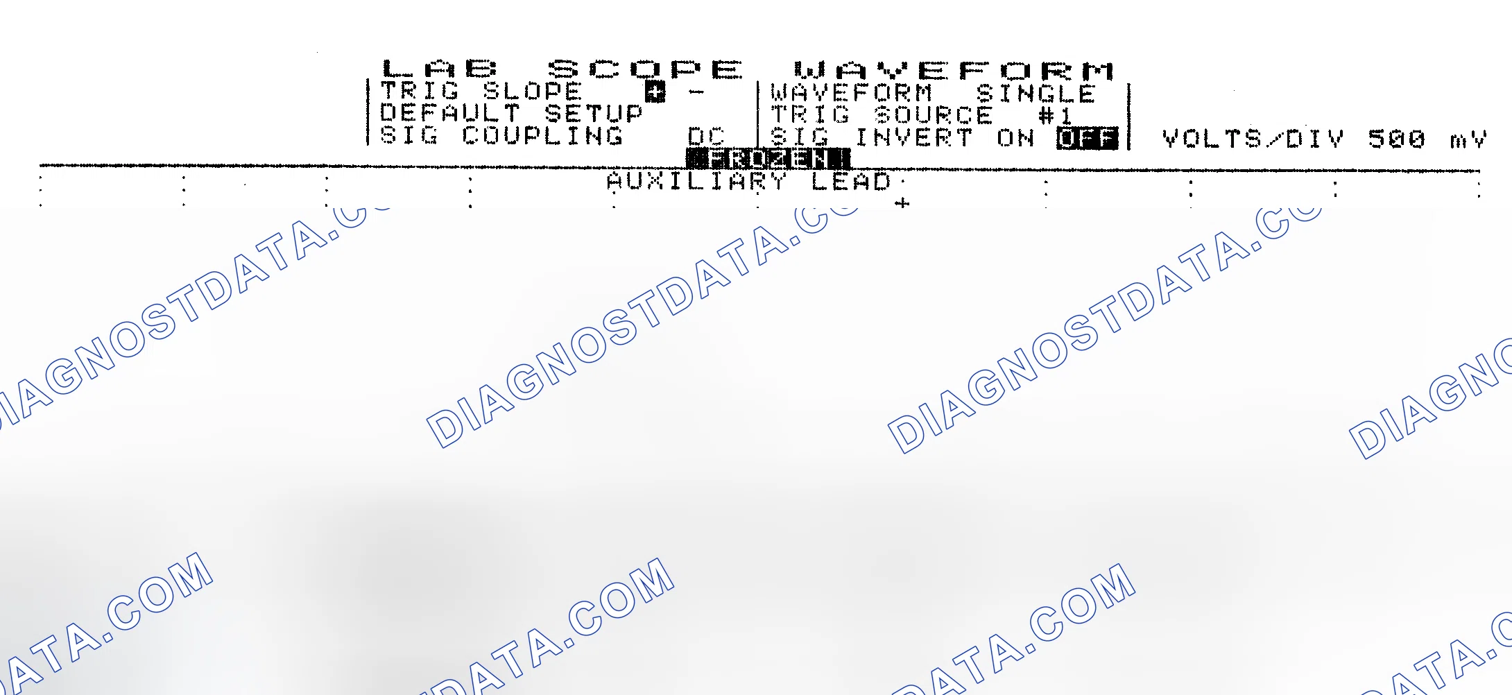Scheme 10: Single Injector w/Excessive Current Flow - Current Pattern