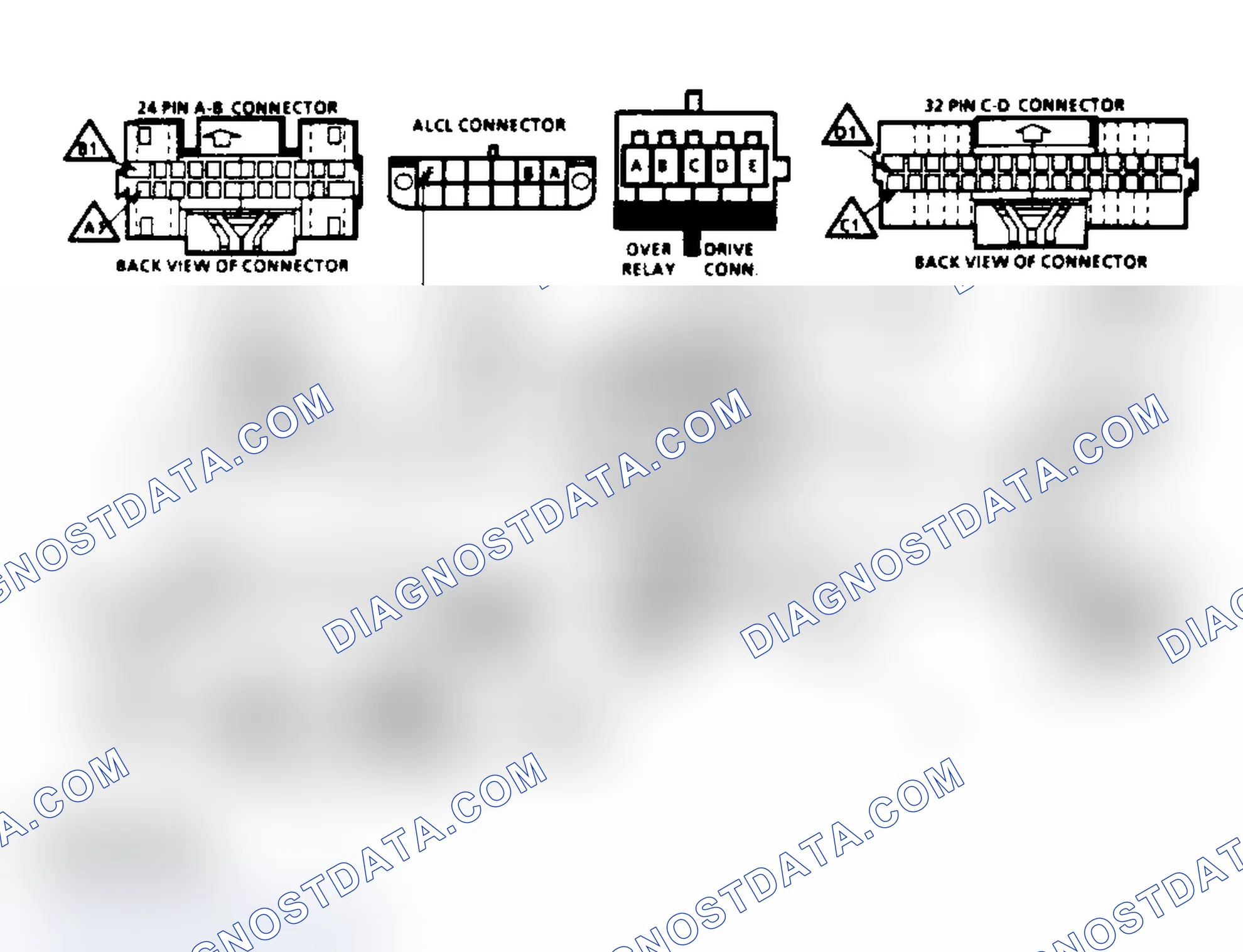 Scheme 584: Schematic C8B, Manual Trans. With Overdrive (5.7L)