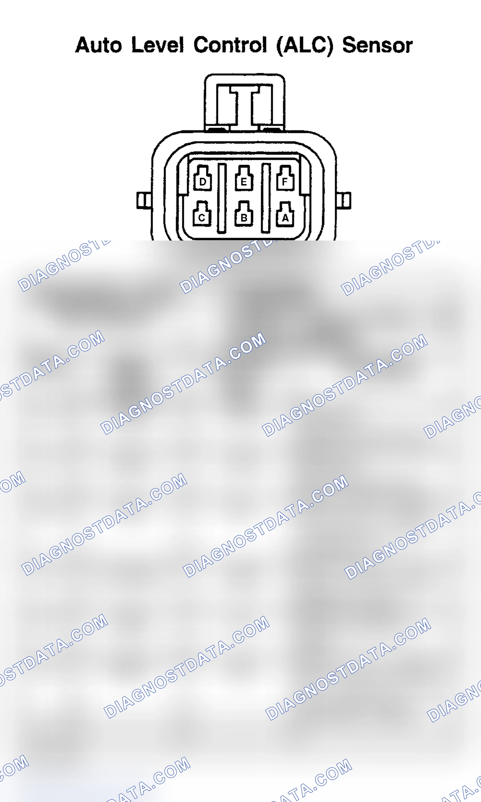 Scheme 41: AUTO LEVEL CONTROL (ALC) SENSOR