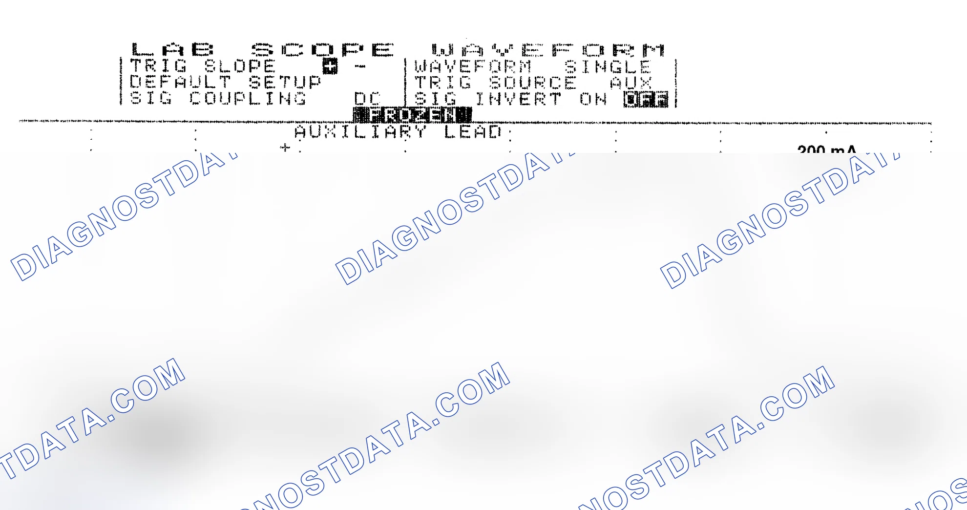 Scheme 13: Single Injector w/Normal Current Flow - Current Pattern