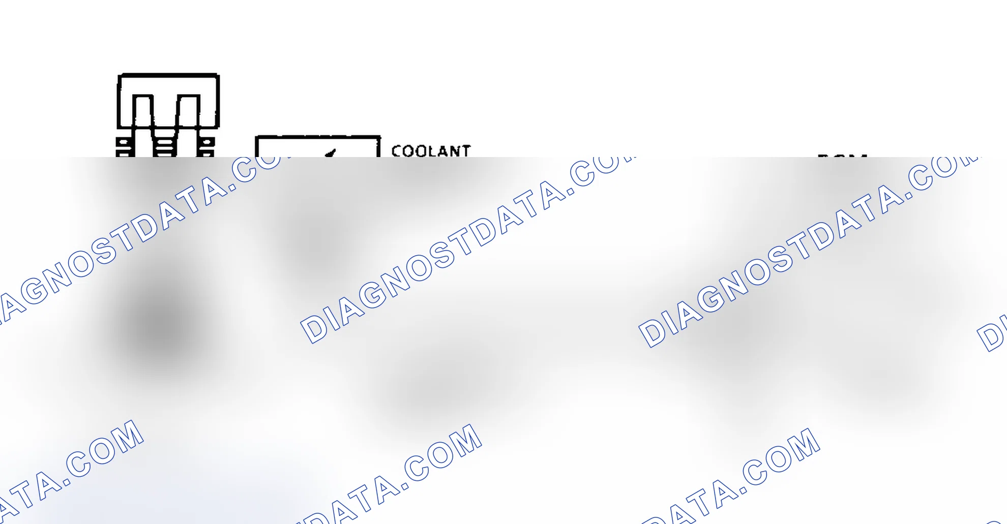 Scheme 184: Code 14, Schematic, Coolant Temp. Sensor Signal Voltage Low