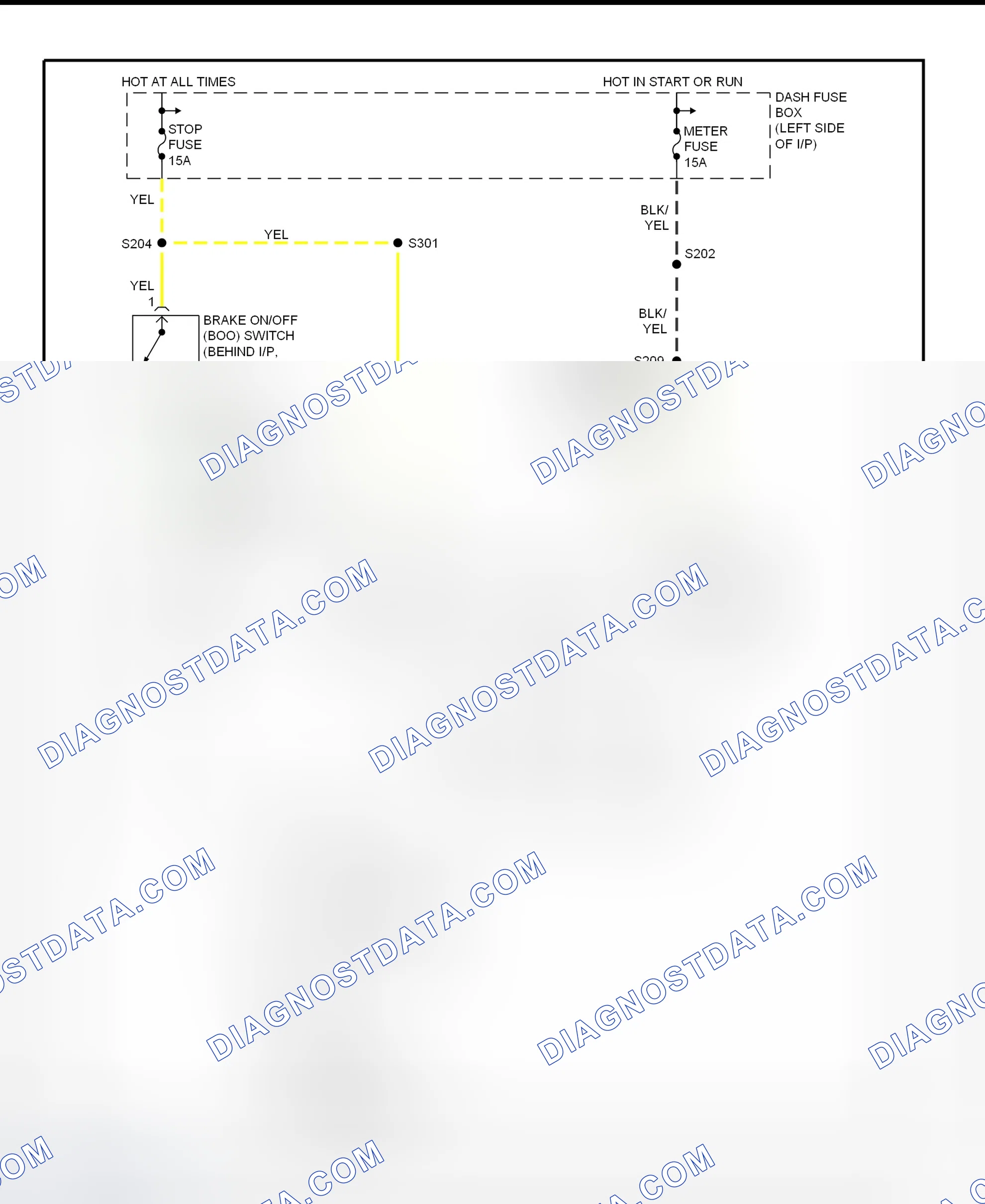 Scheme 75: Shift Interlock System Wiring Diagram (1997 Aspire)