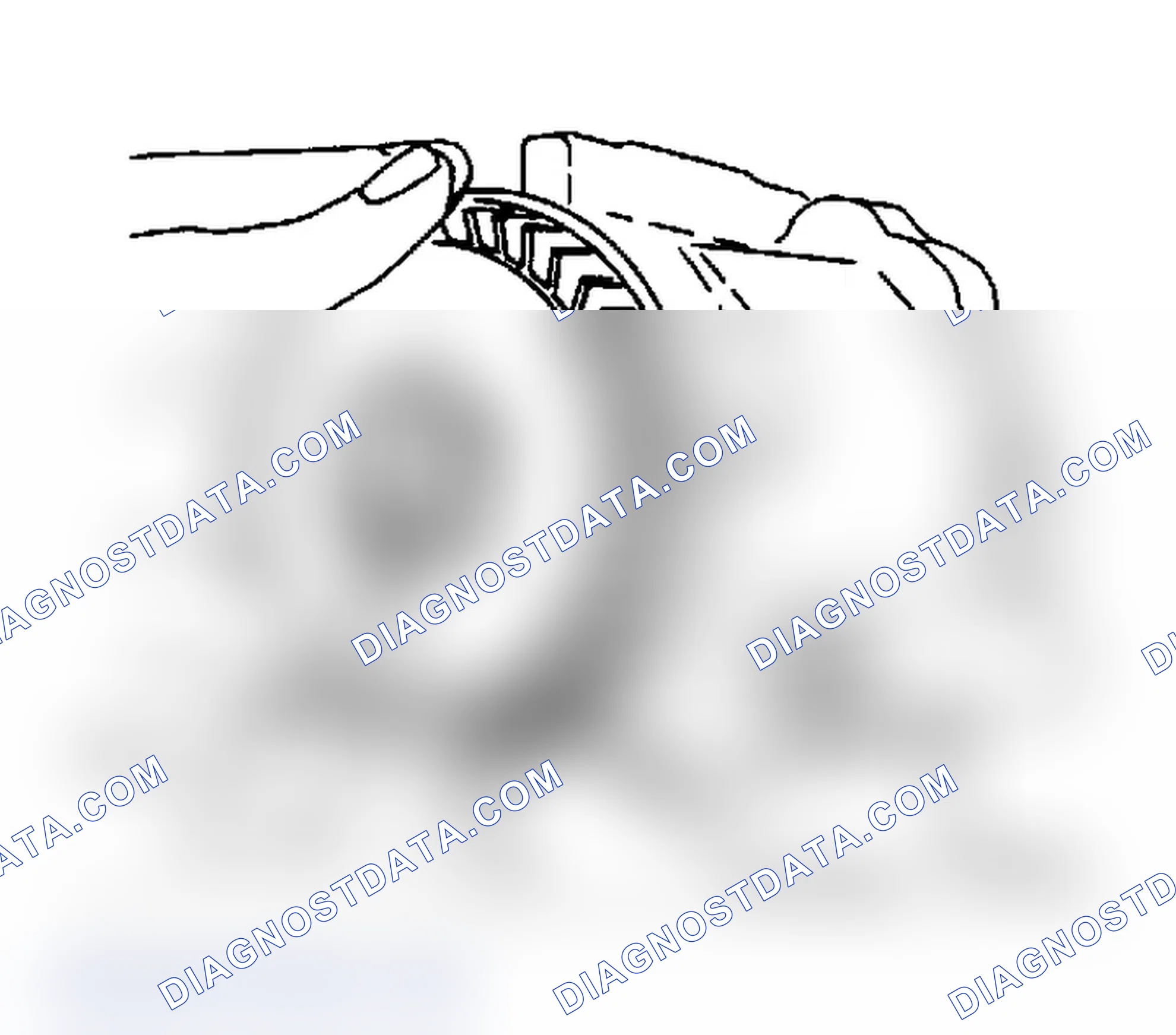 Scheme 25: Removing Centrifugal Fan Filter from Air Injection Pump with Pulley Removed