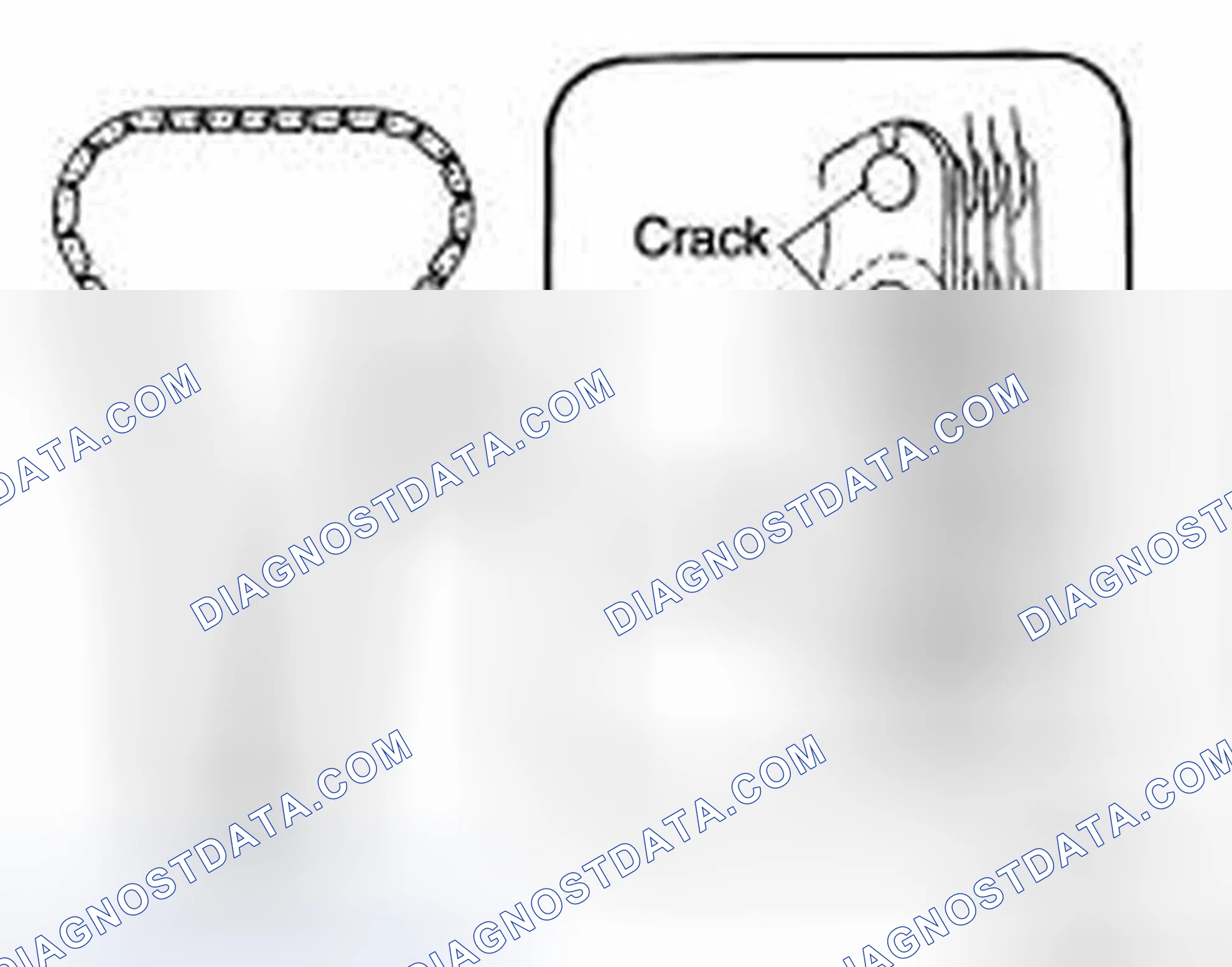 Fig. 123: Checking Cracks And Any Excessive Wear At Link Plates