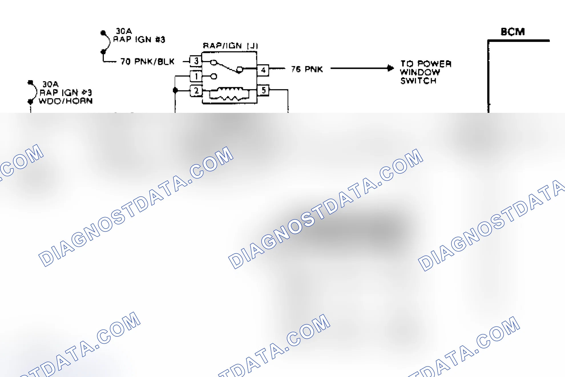 Scheme 174: Code B420, Wiring Diagram Retained Accessory Power Relay Circuit