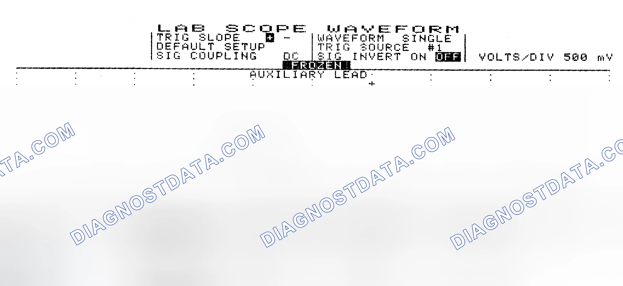 Scheme 10: Single Injector w/Excessive Current Flow - Current Pattern