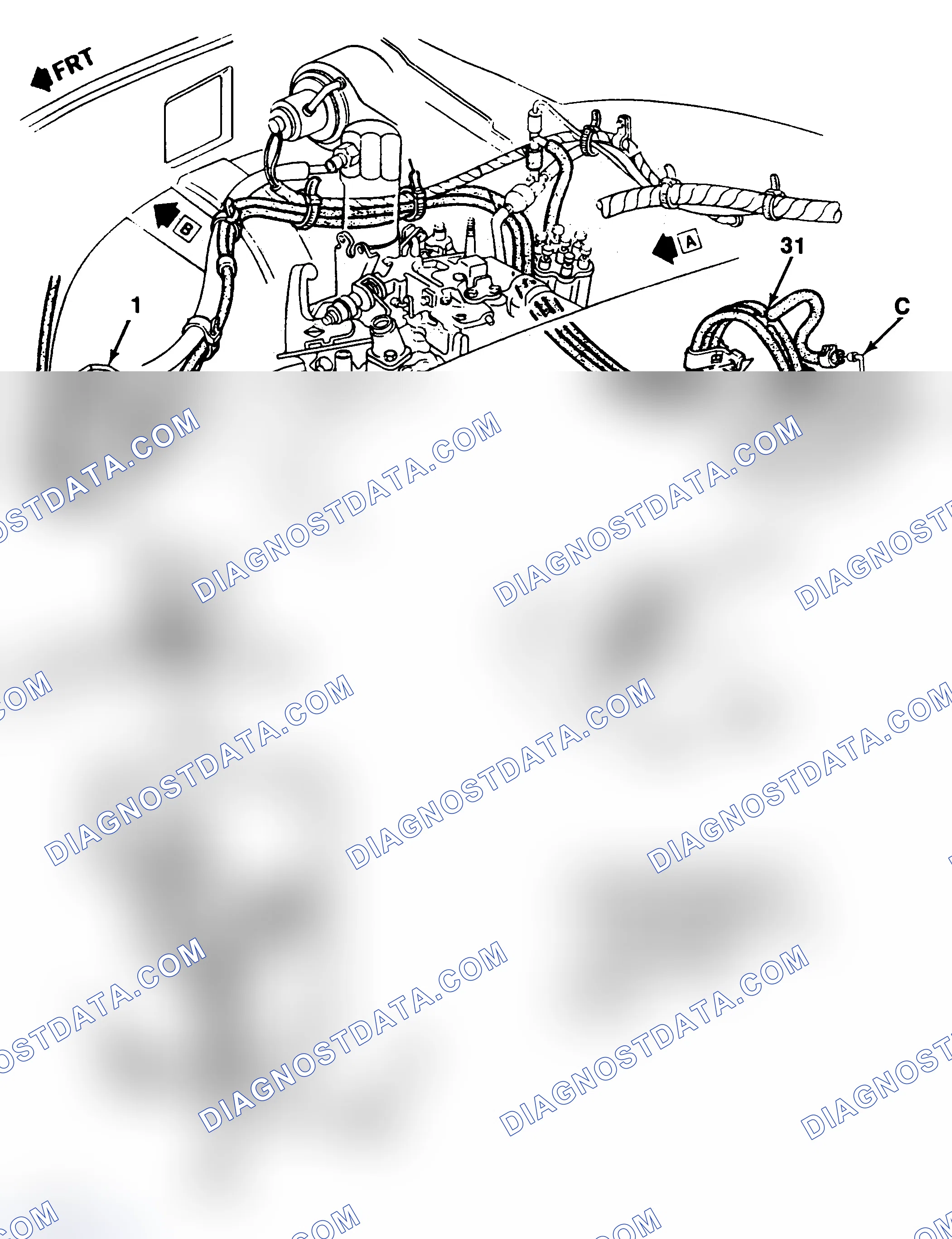 Scheme 62: S10, S15, S/T Blazer & S/T Jimmy 4WD Transfer Case Vacuum Diagram