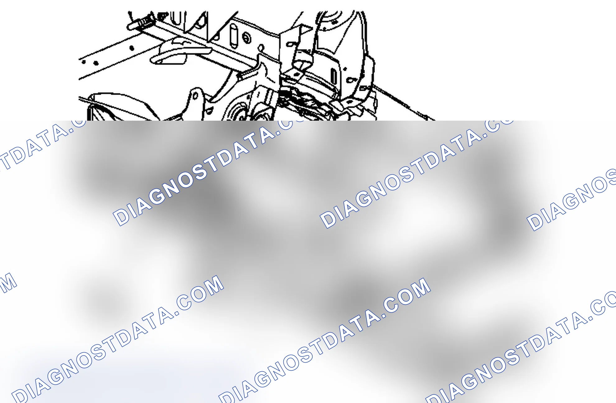 Scheme 7: Drivetrain and Front Suspension Frame Front Crossmember Replacement (1500 Series)