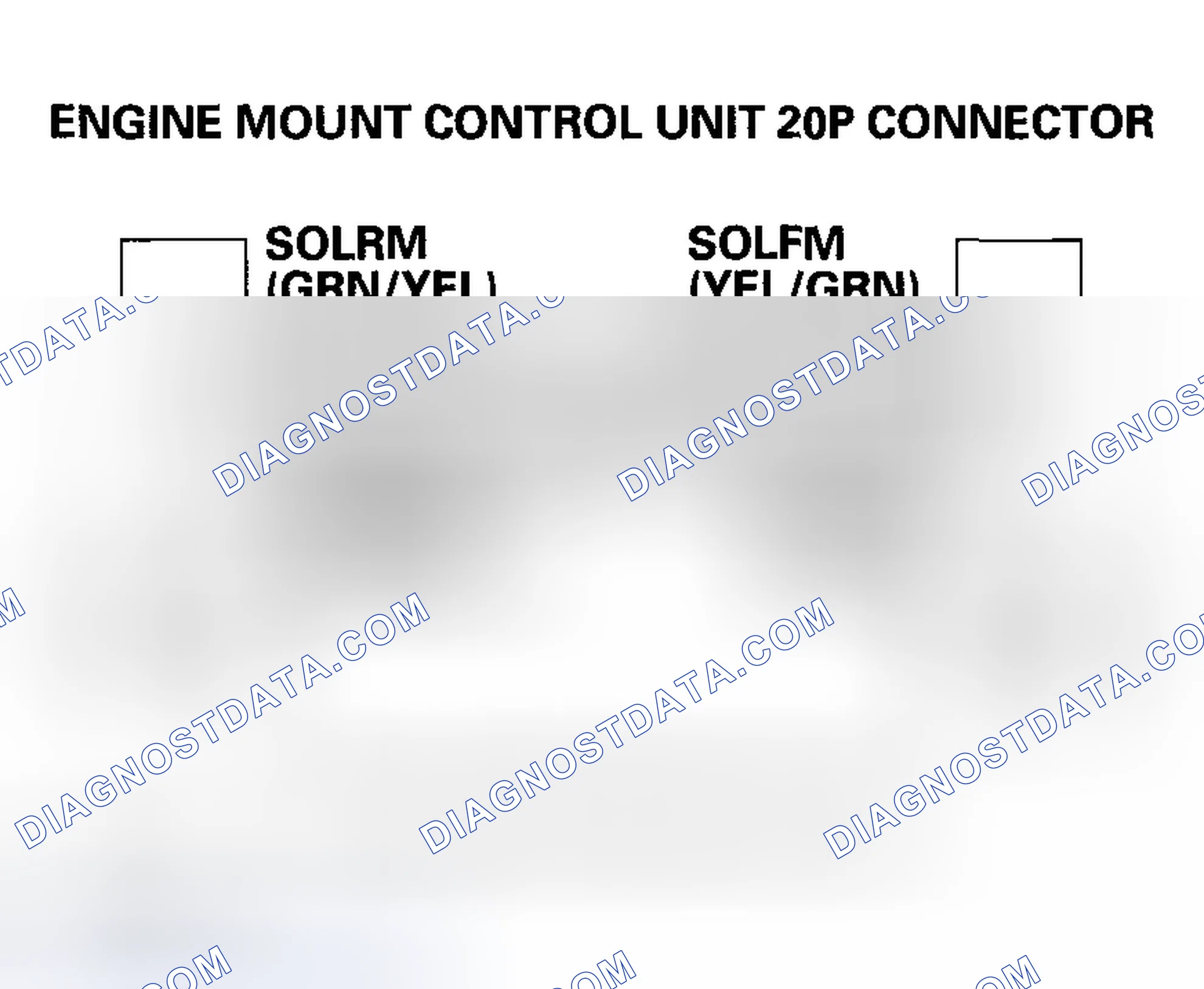 Scheme 485: DTC P0A14: Front Engine Mount Actuator Circuit Malfunction; DTC P0AB6: Rear Engine Mount Actuator Ci