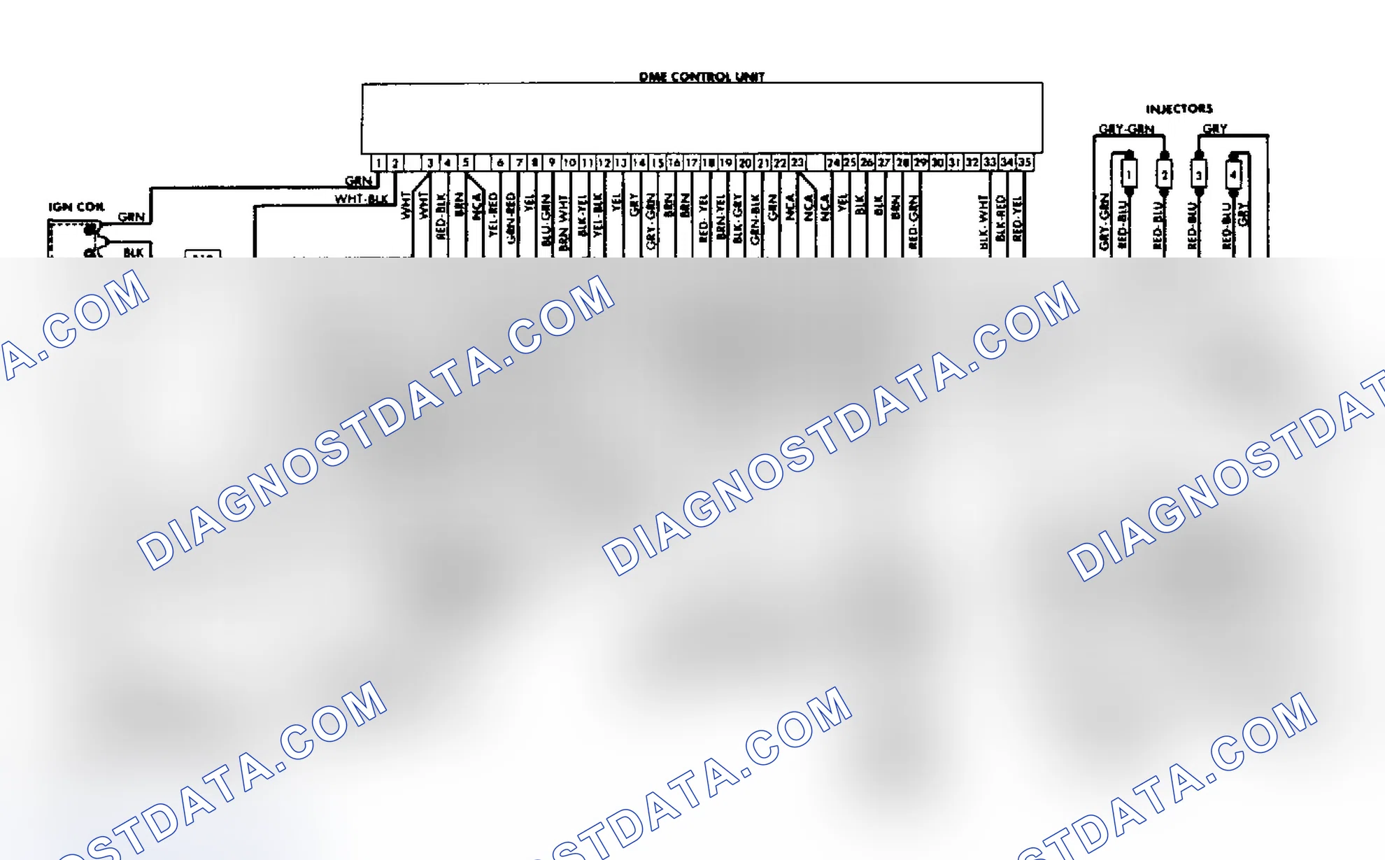 Scheme 11: Wiring Diagram for Porsche 924S DME System