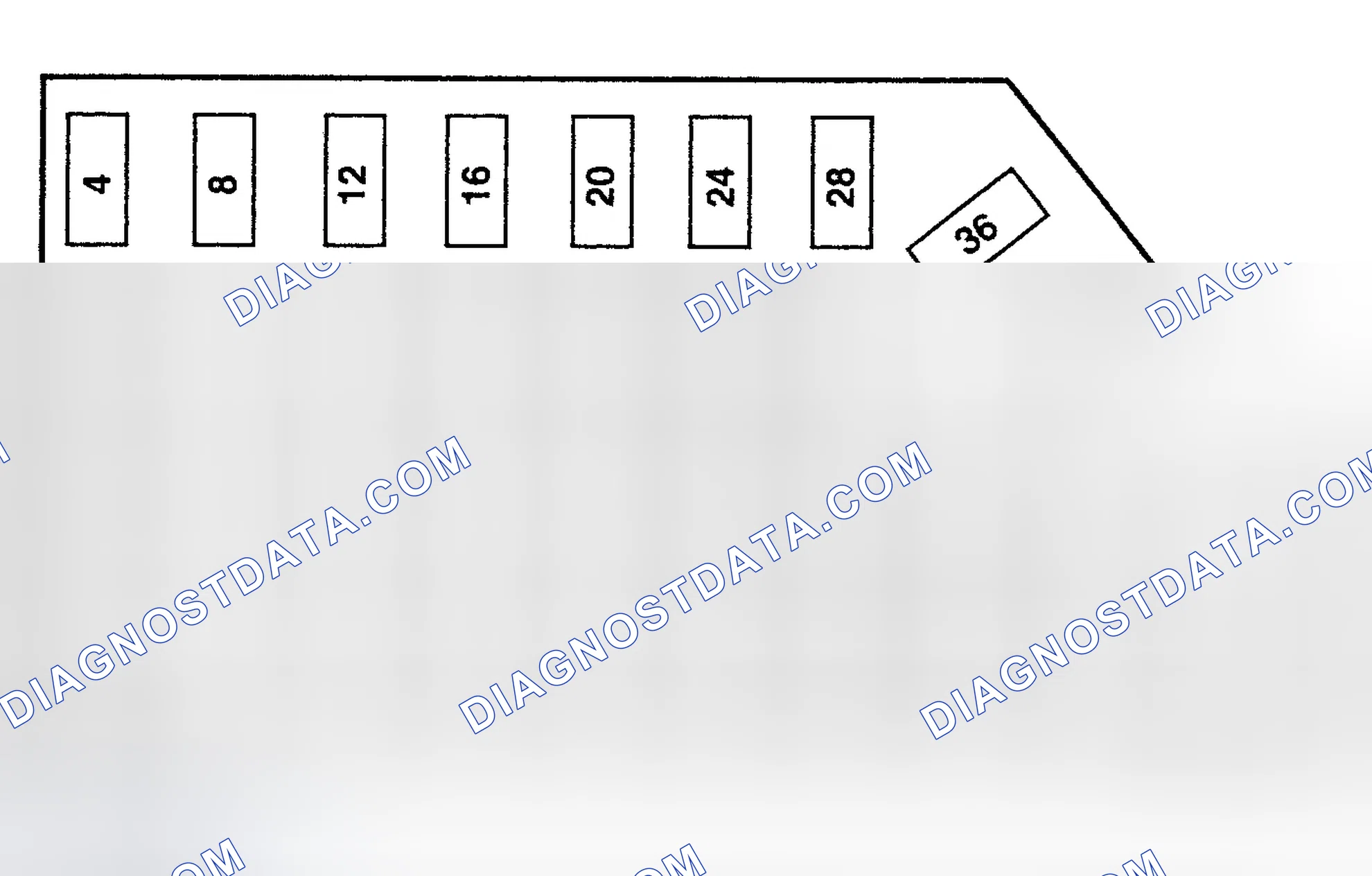 Scheme 5: PASSENGER COMPARTMENT FUSE PANEL IDENTIFICATION - 1997