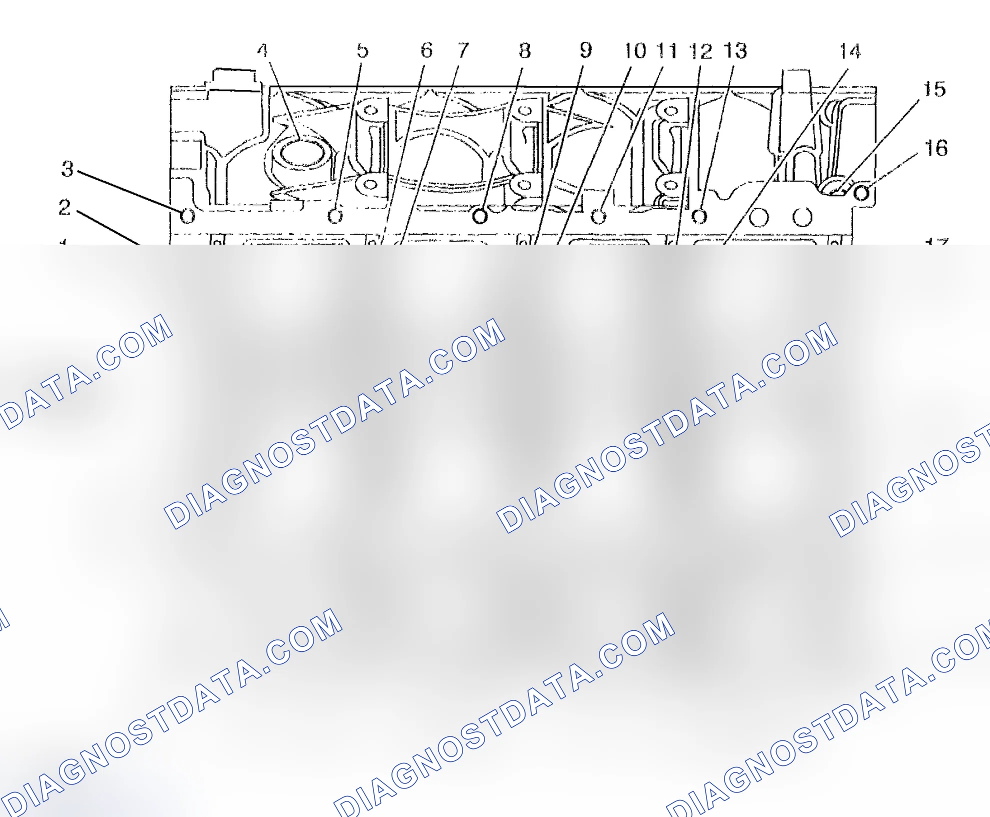 Scheme 12: Engine Block - Bottom View