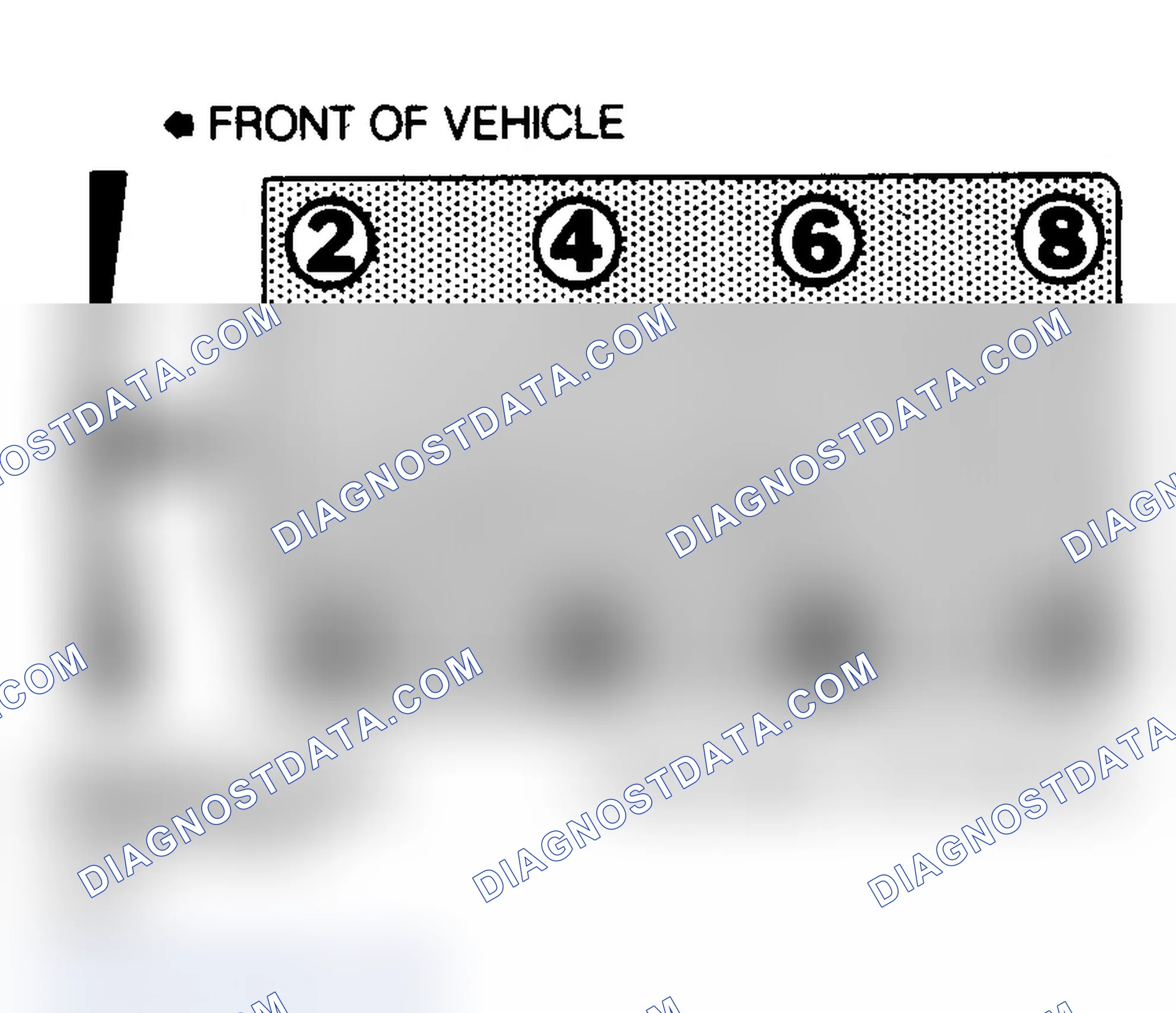 Scheme 7: Firing Order (6.2L & 6.5L Diesel)
