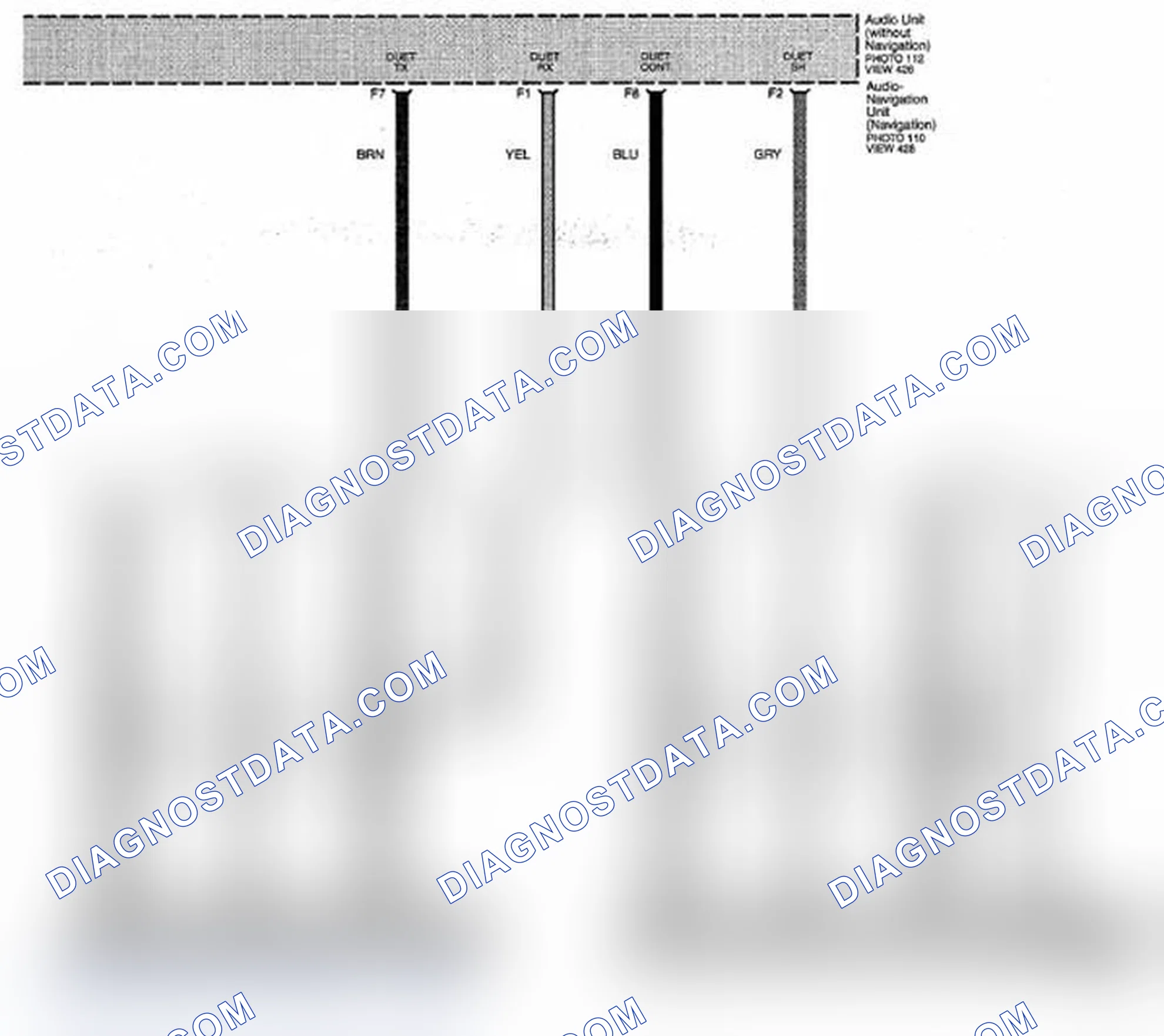 Scheme 345: HFL System Circuit Diagram - HandsFreeLink (Page 152-5)