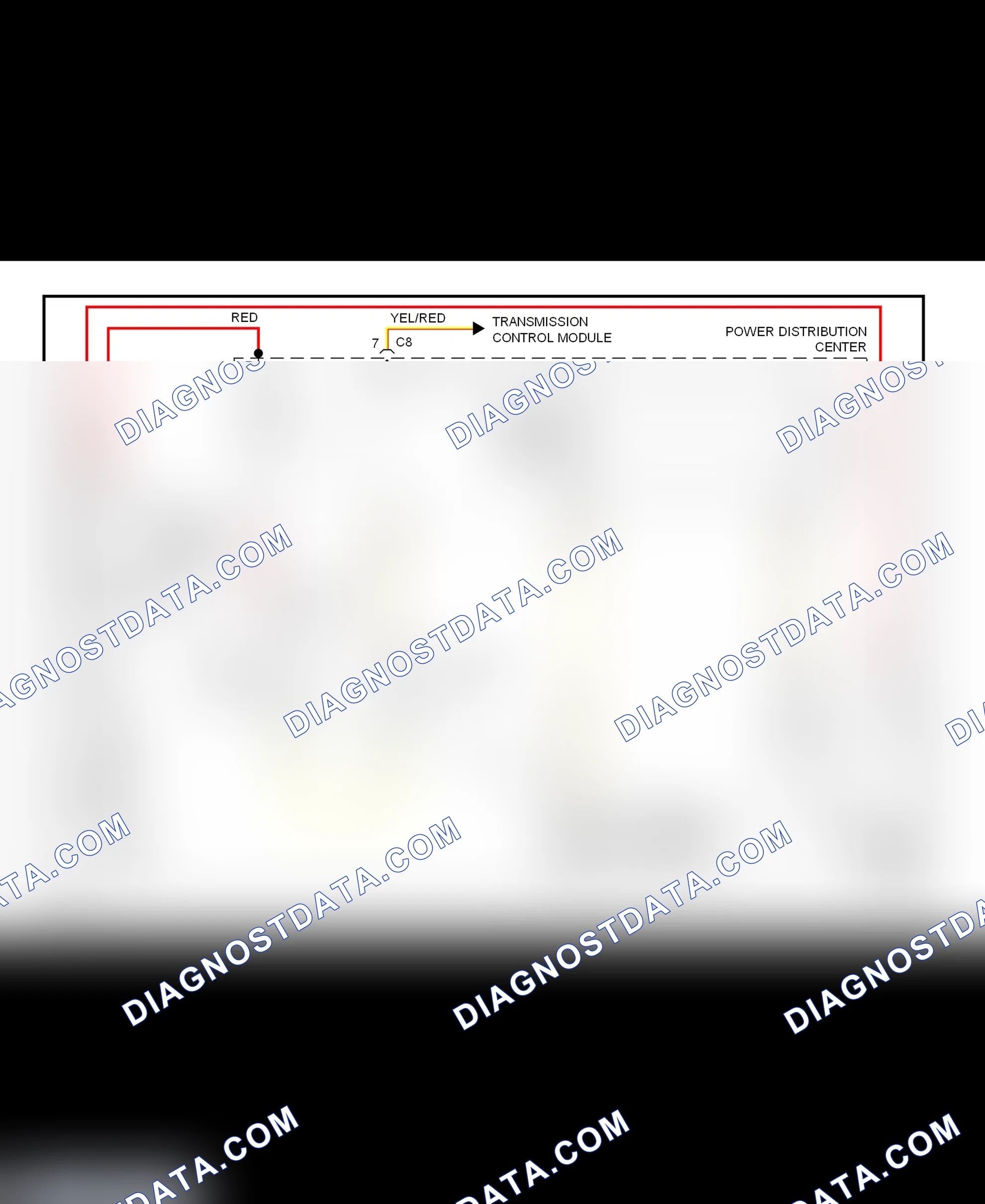 Fig. 5: Starting System Wiring Diagram (Caravan, Town & Country, & Voyager)