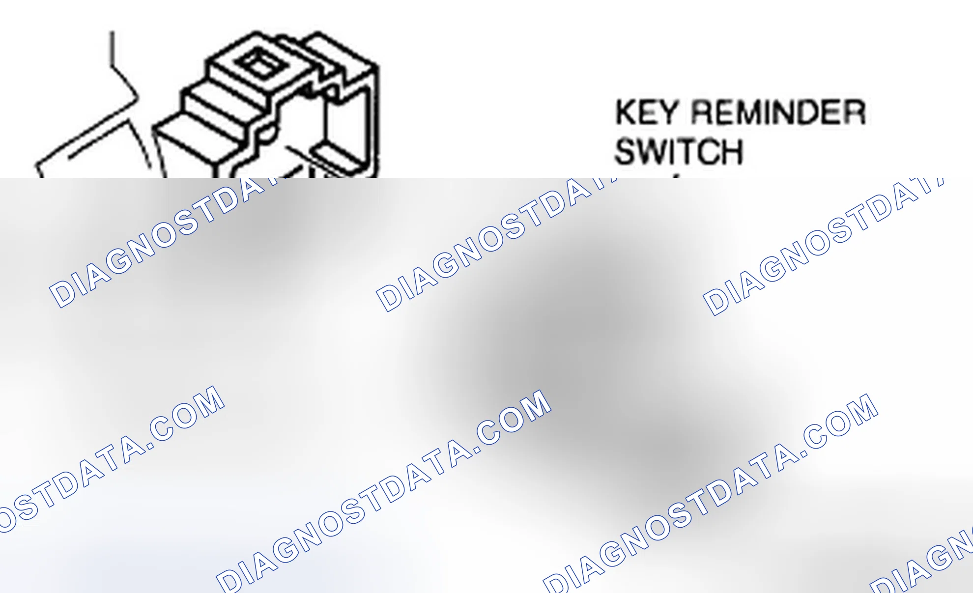 Scheme 7: KEY REMINDER SWITCH REMOVAL/INSTALLATION