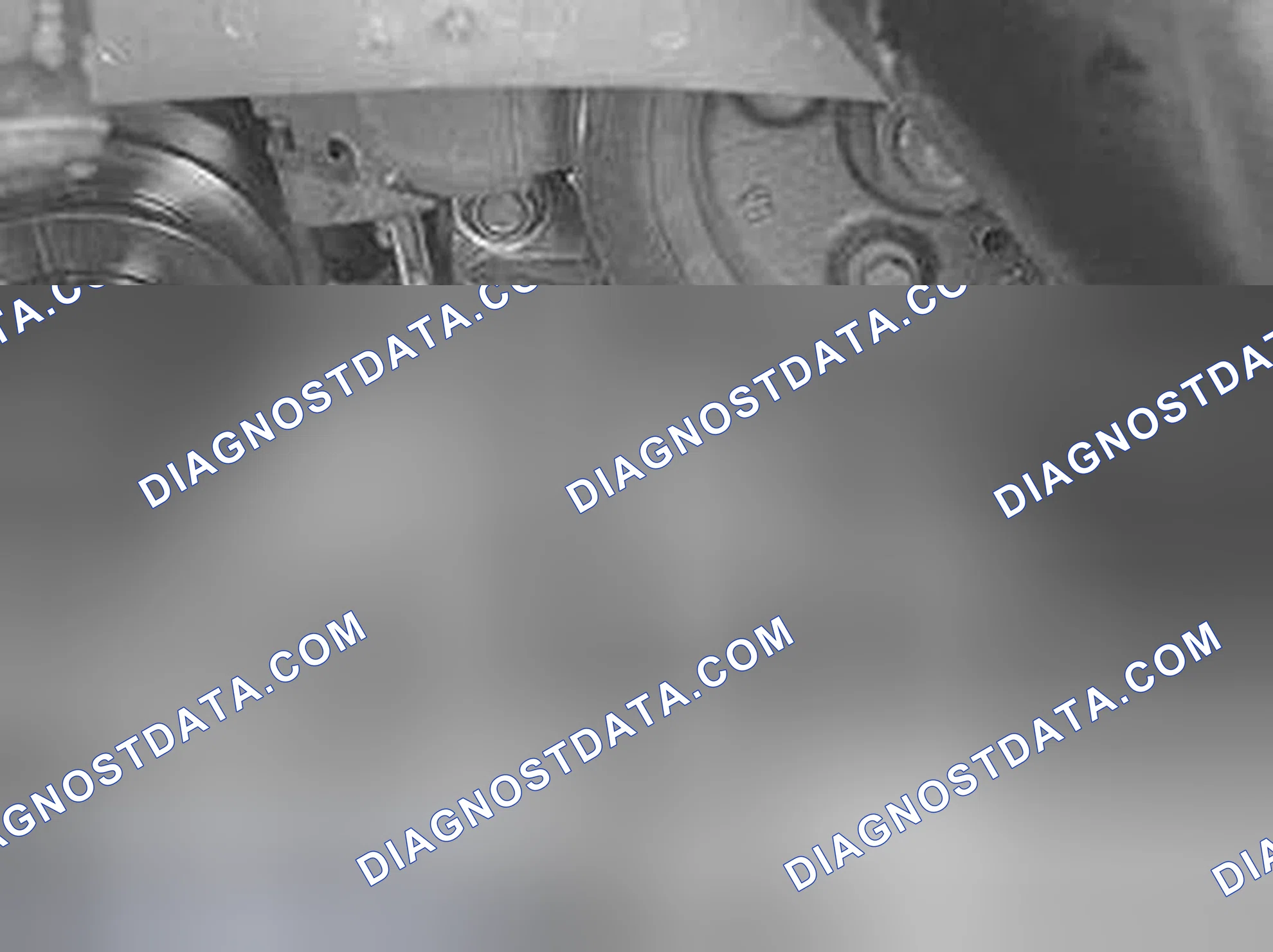 Scheme 100: Removing The Screws For The Right-Hand Engine Mounting (6-Cylinder Engines)