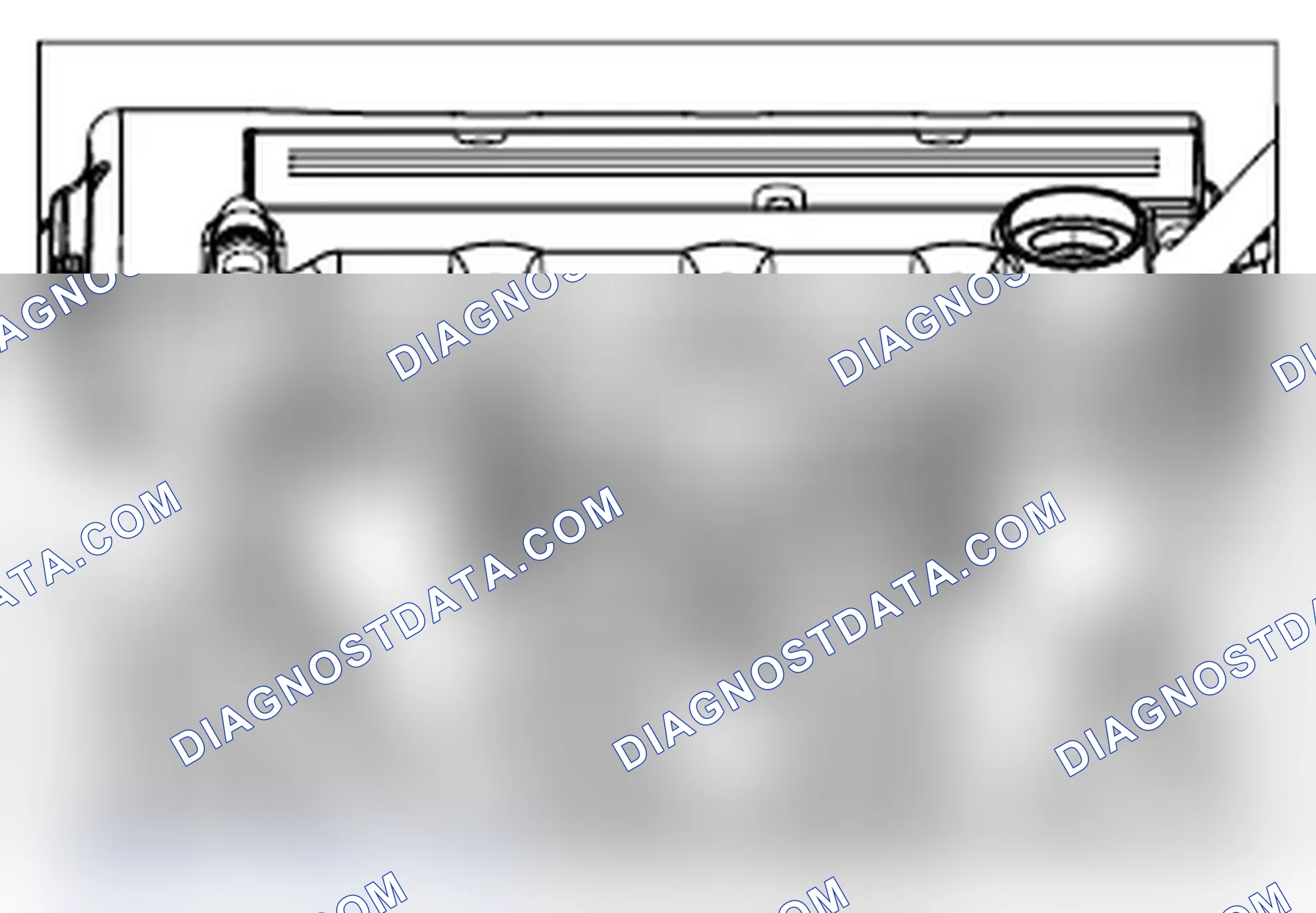 Scheme 695: >> G << FUEL RAIL ASSEMBLY/BRACKET/INJECTOR PROTECTOR REAR INSTALLATION