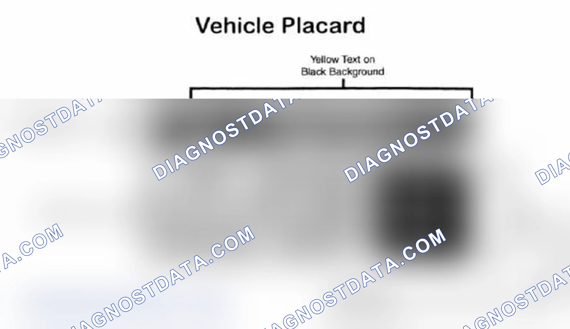 Scheme 28: Vehicle Tire Placard - Typical