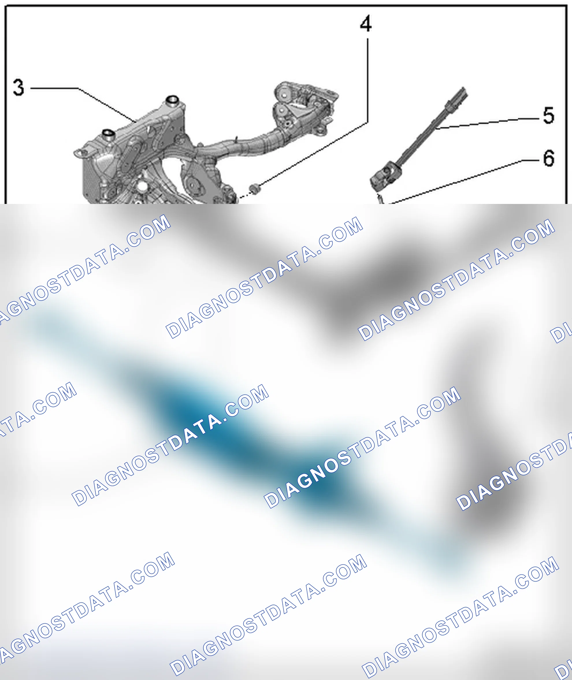 Scheme 149: ELECTRO-MECHANICAL STEERING GEAR WITH TIE RODS OVERVIEW