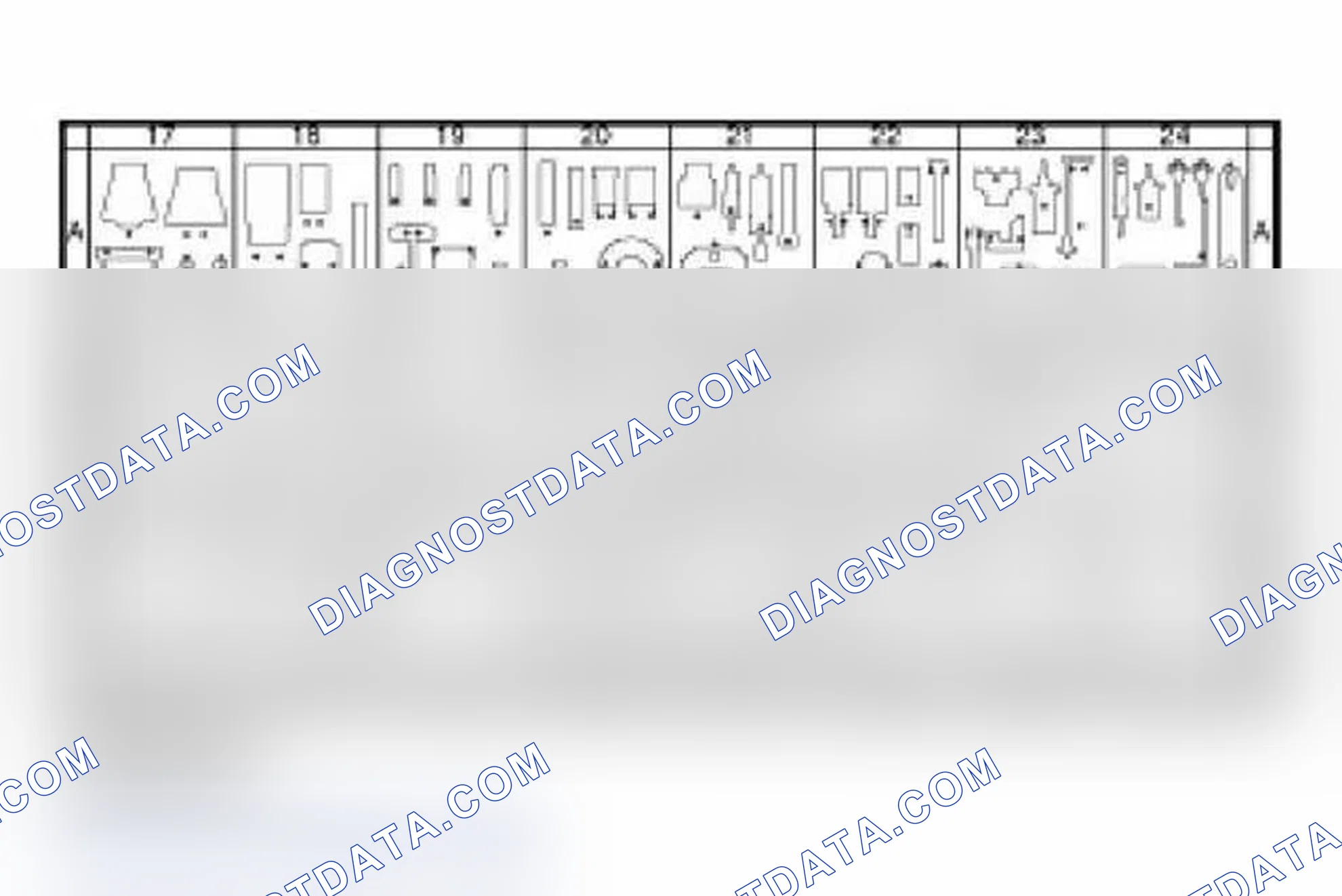 Scheme 58: 00 0 030 Special tool board III complete