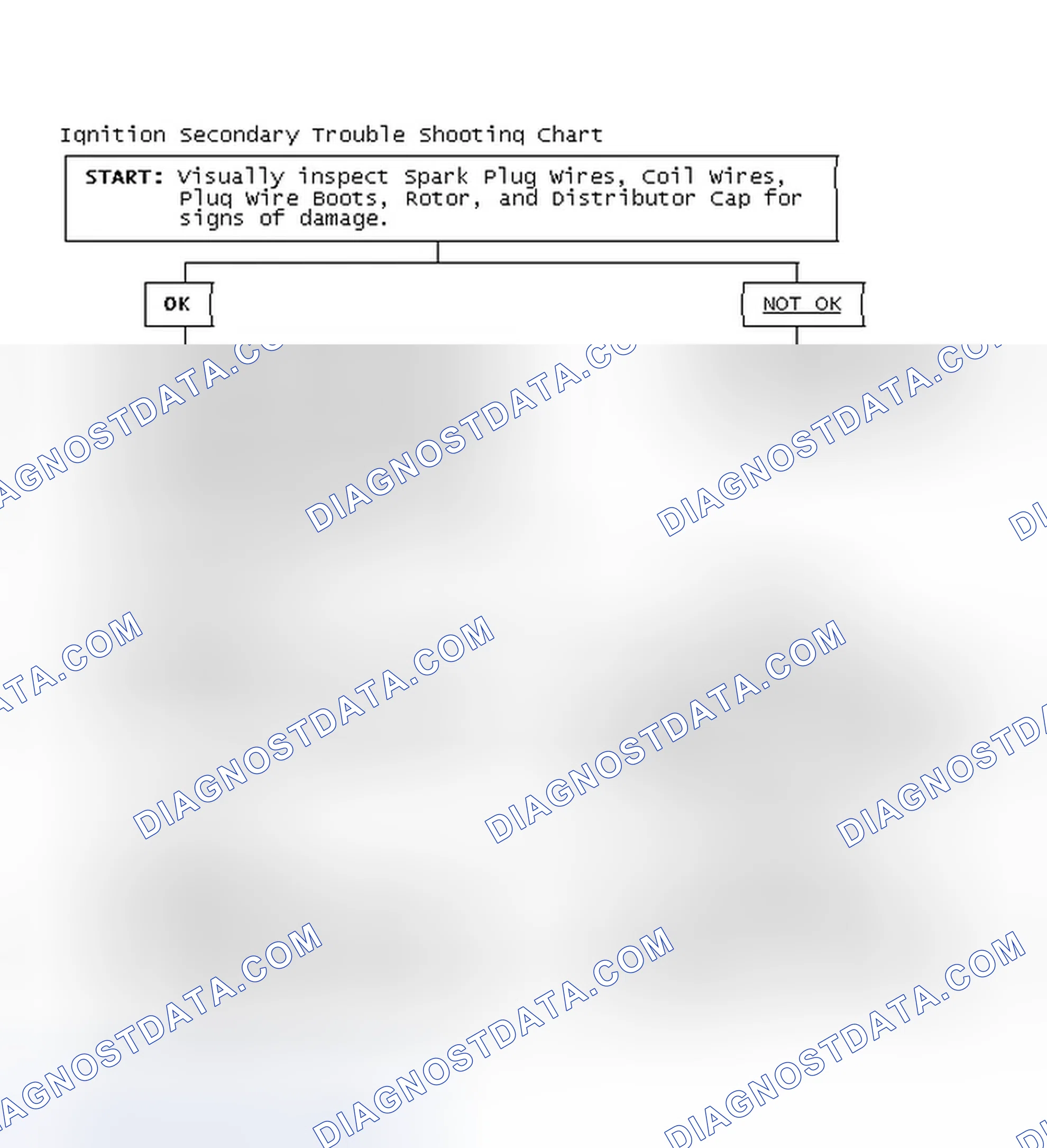 Scheme 1: Ignition Secondary Trouble Shooting Chart