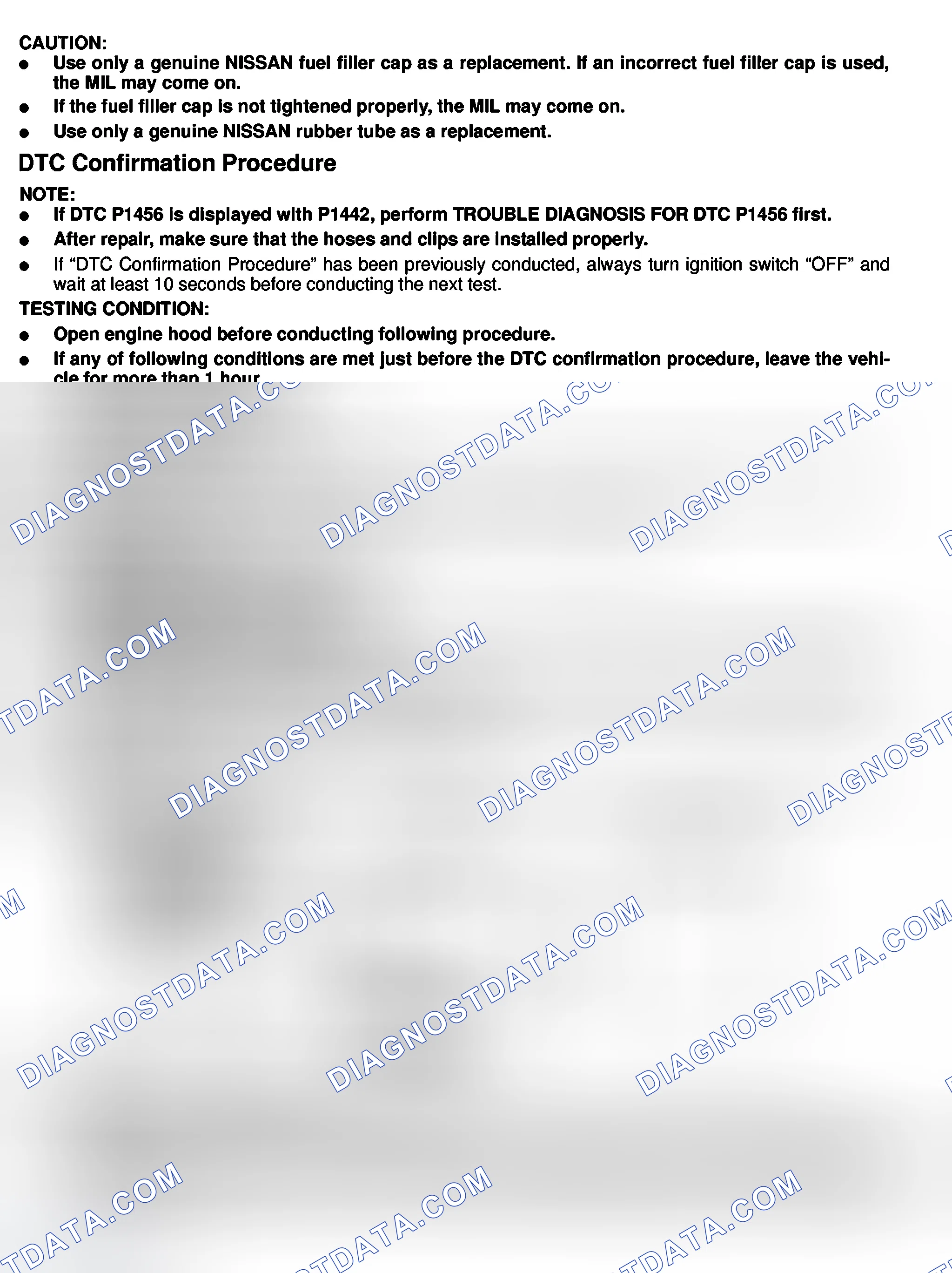 Scheme 579: DTC Confirmation Procedure