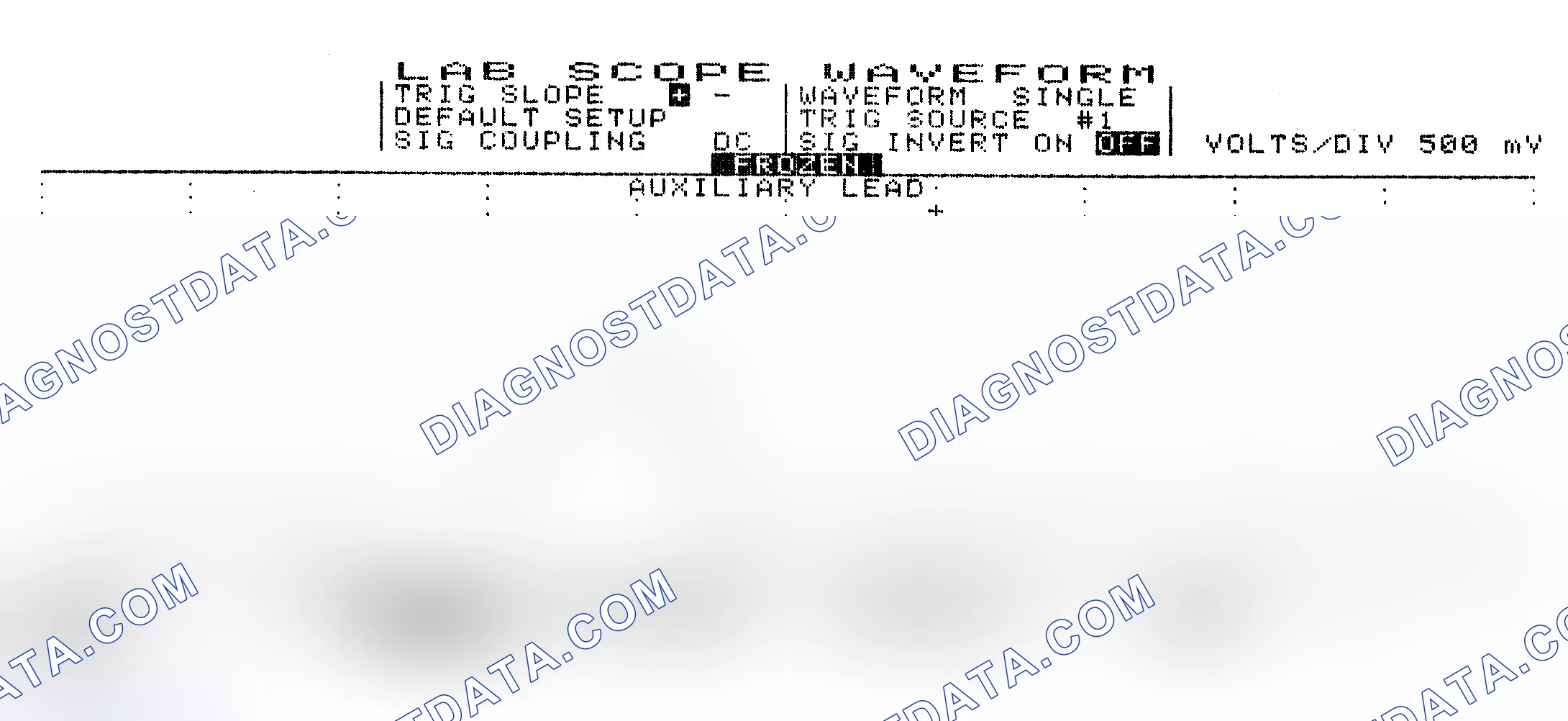Scheme 10: Single Injector w/Excessive Current Flow - Current Pattern